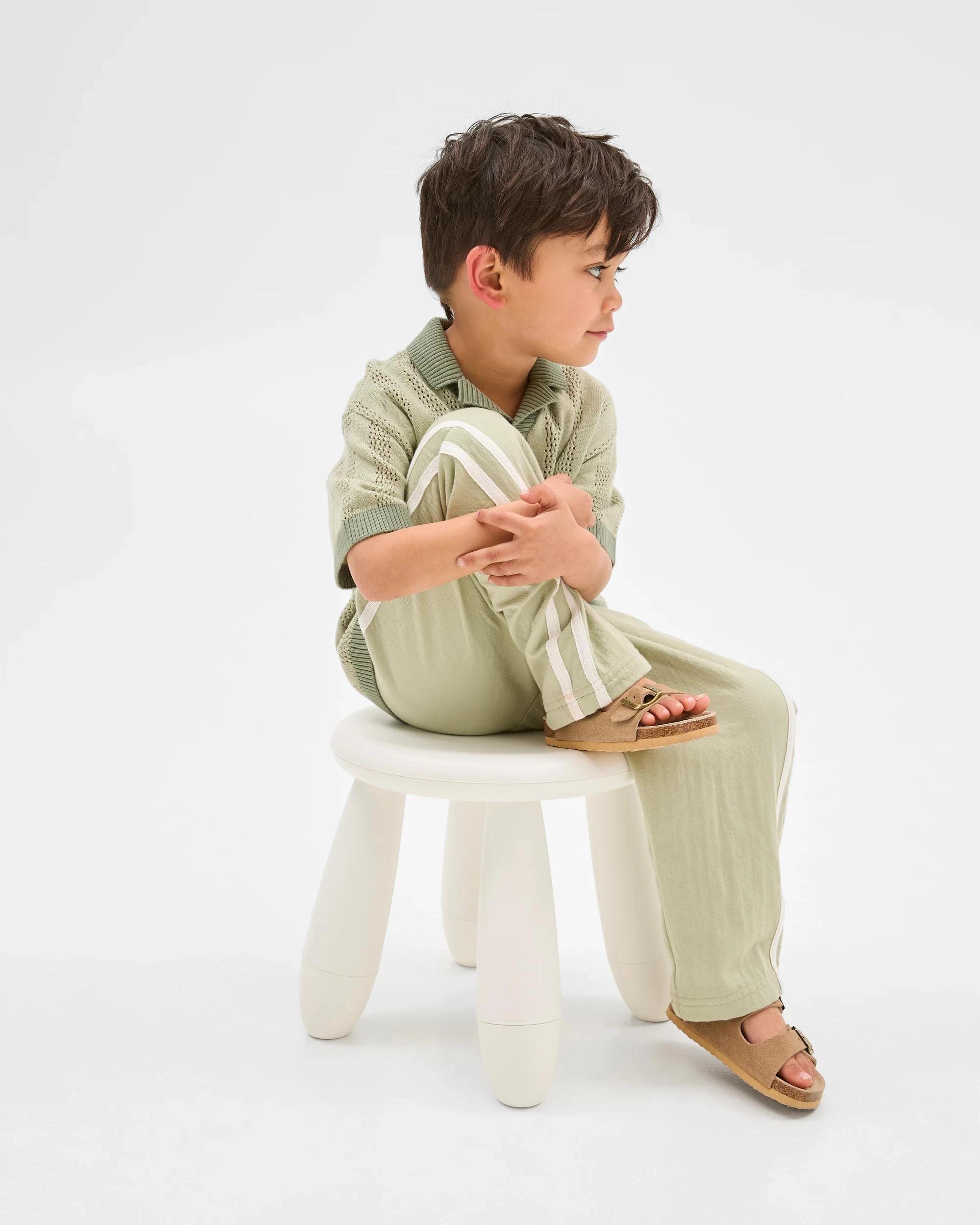 3 Target Australian Cotton Knit Shirt KHAKI, 3 of 6