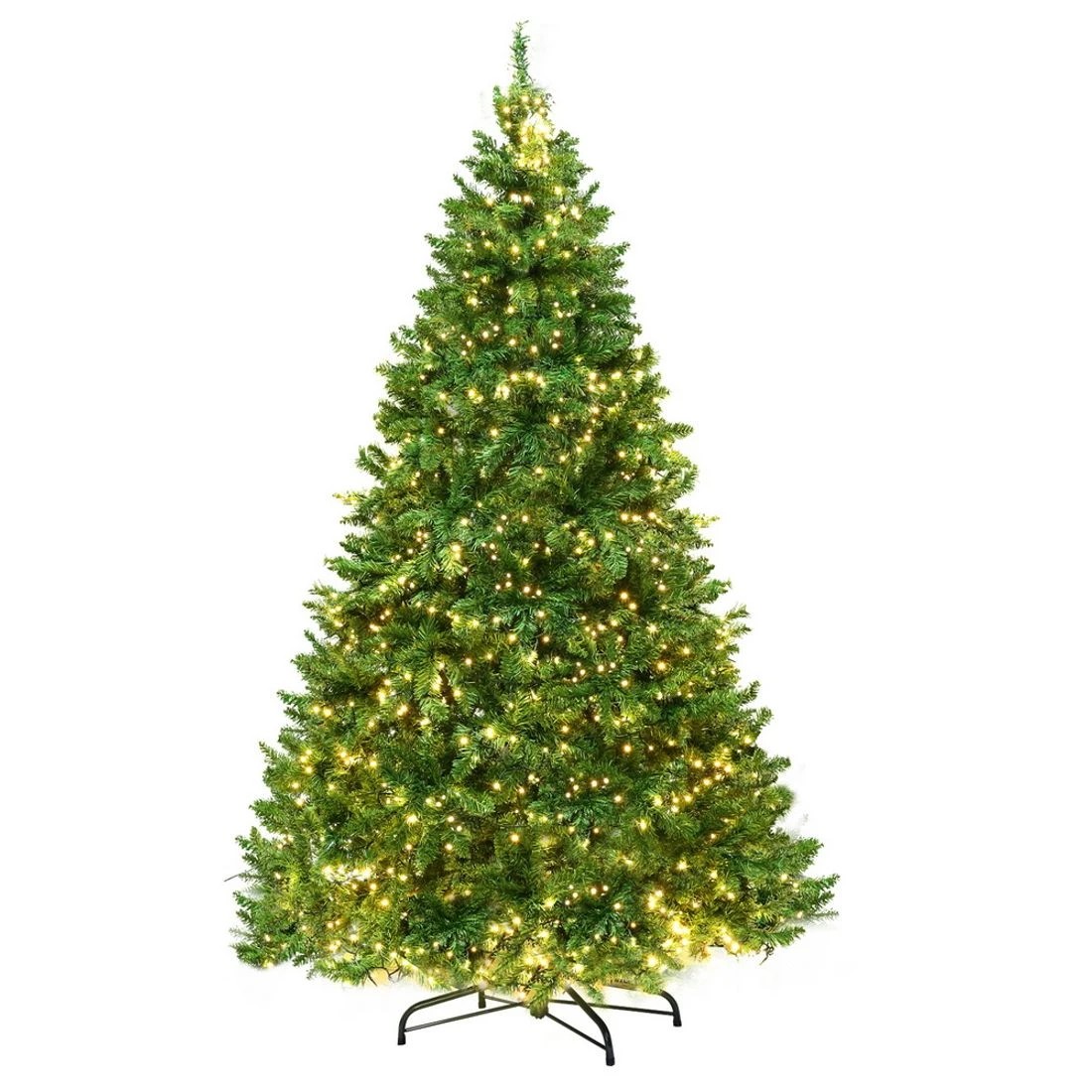 1 Jingle Jollys Christmas Tree 2.1m Xmas Tree Decorations 1134 LEDs 8 Light Modes - Green, 1 of 7