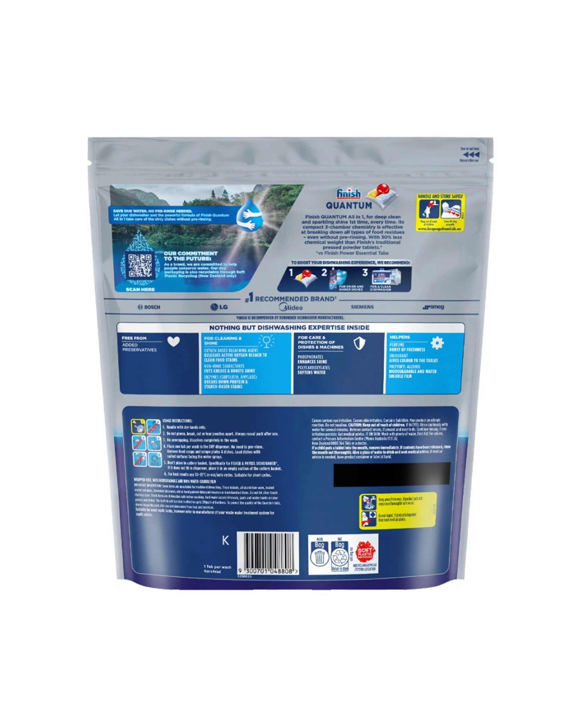 5 Finish Powerball Ultimate All-In-One Dishwasher Tablets 100pc Lemon Sparkle, 5 of 6