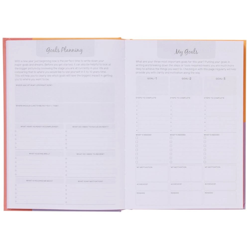 5 Otto A5 Day To Page Diary FY26/27 Coral, 5 of 7