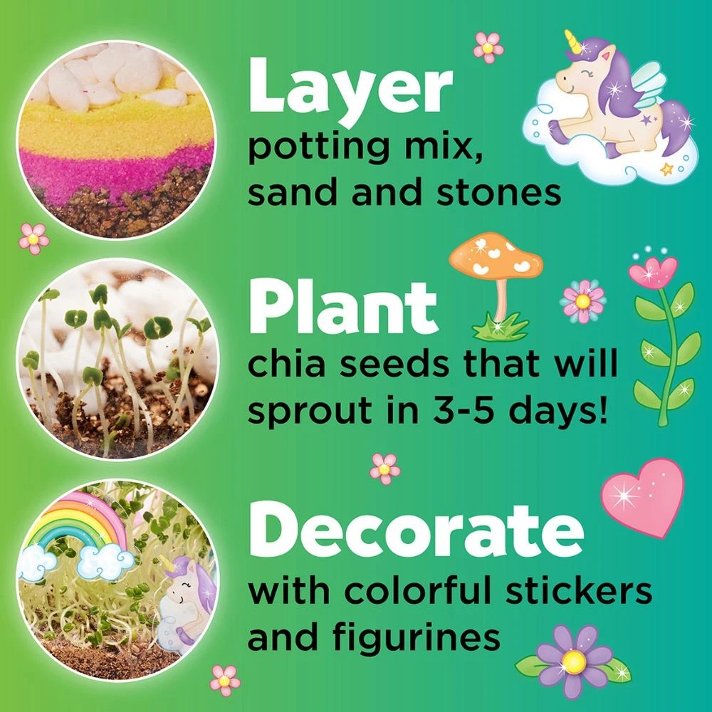 5 Creativity for Kids Unicorn Terrarium, 5 of 6
