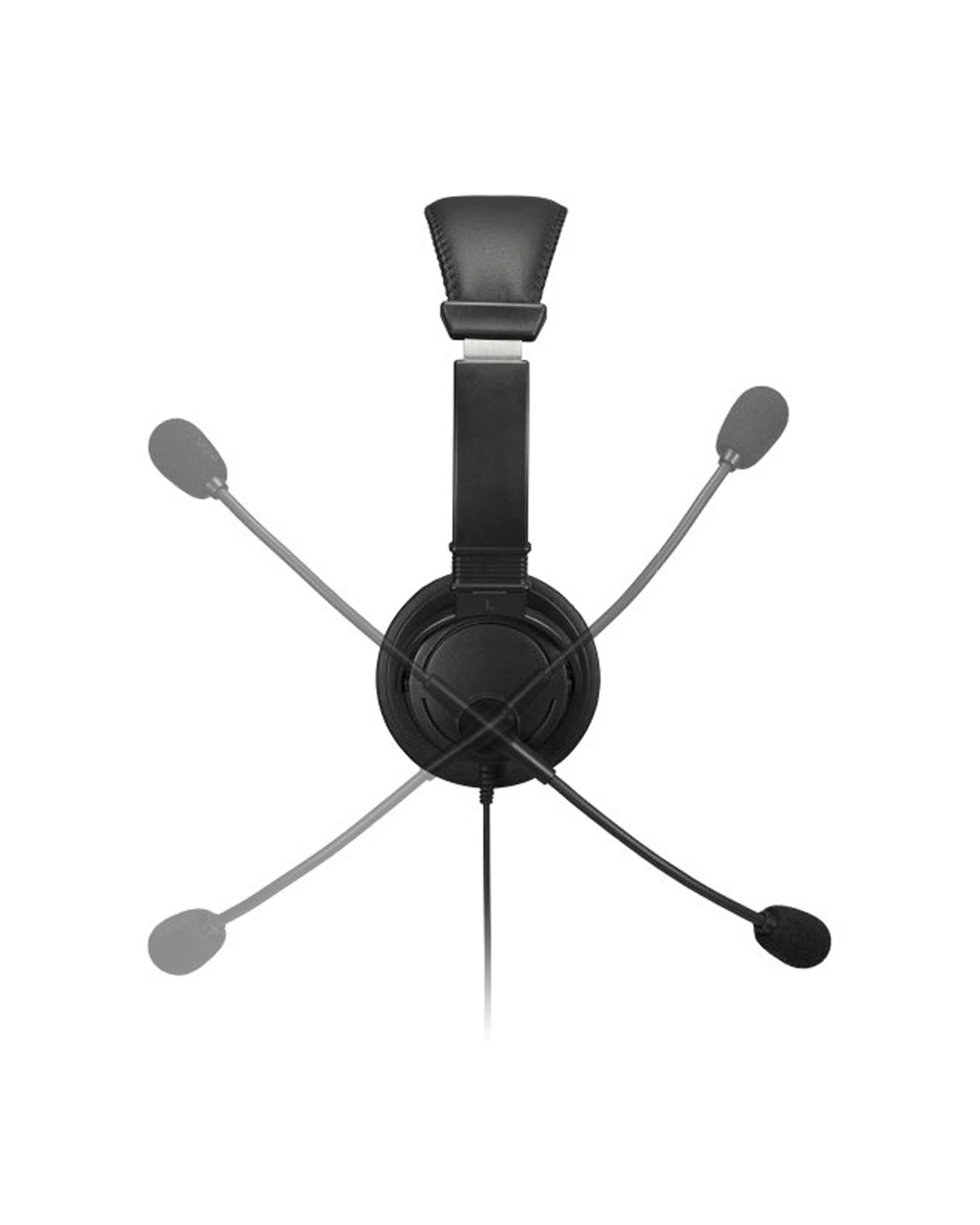 8 Kensington USB Mono Hi-Fi Headphones USB Headset Noise Cancelling Microphone
 - black, 8 of 9