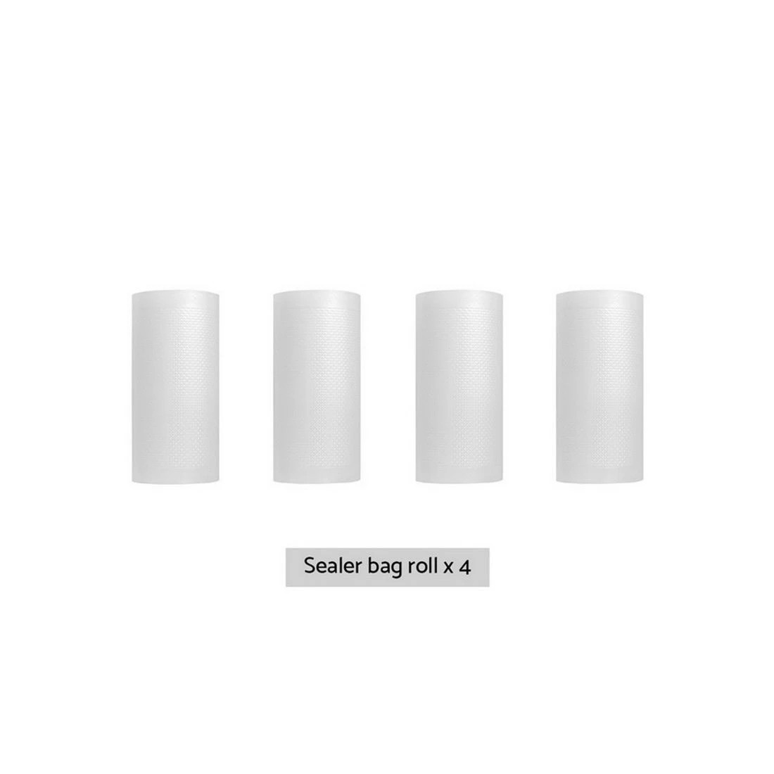 1 4 Rolls Food Vacuum Sealer Bags Storage Saver Heat Sealing Bag Pack - Clear, 1 of 1