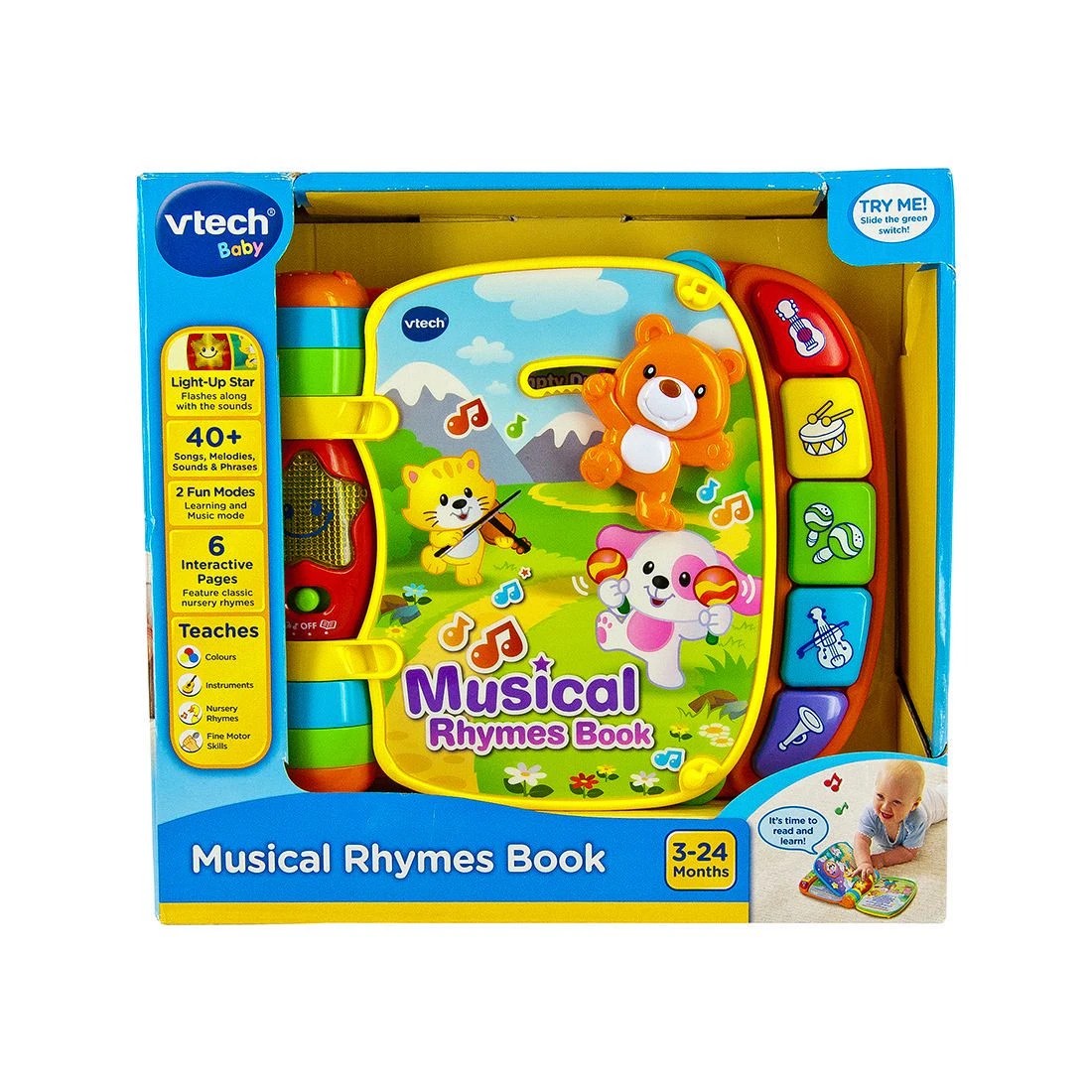 1 Vtech Musical Rhymes Book
 - Yellow, 1 of 4