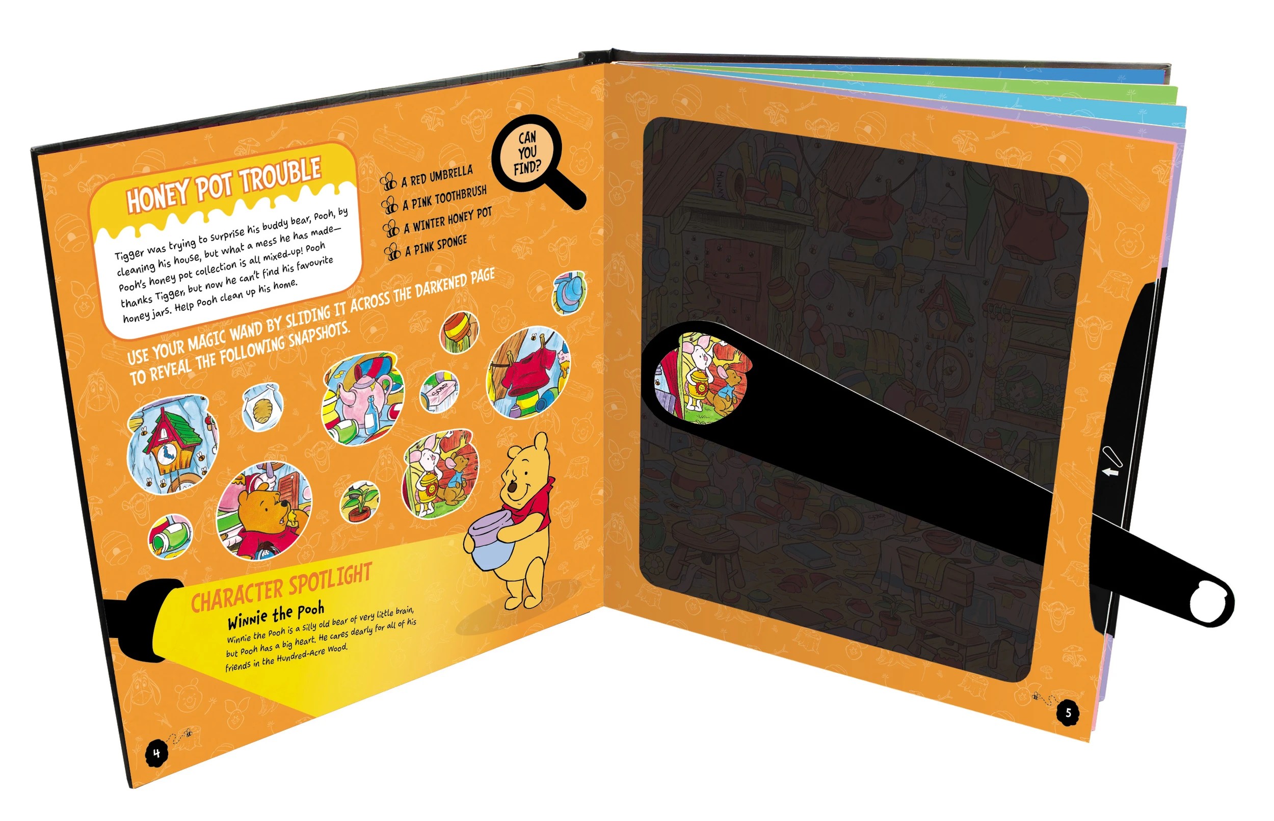 2 Disney Where’s Winnie the Pooh?: Silly Old Searchlight Edition - Book, 2 of 2