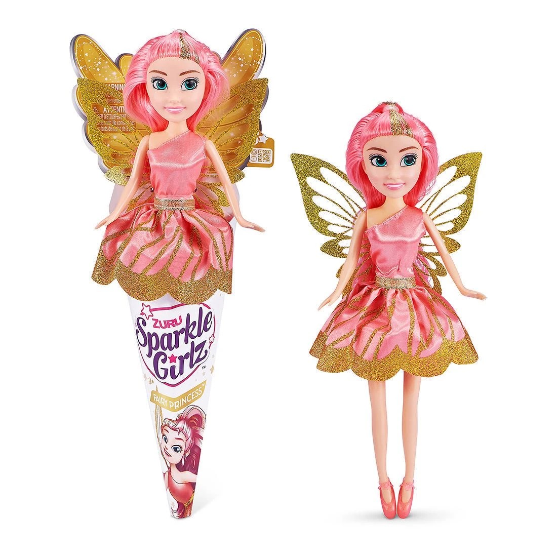 8 Sparkle Girlz Fairy Cone Doll by ZURU - Assorted* - Pink, 8 of 10