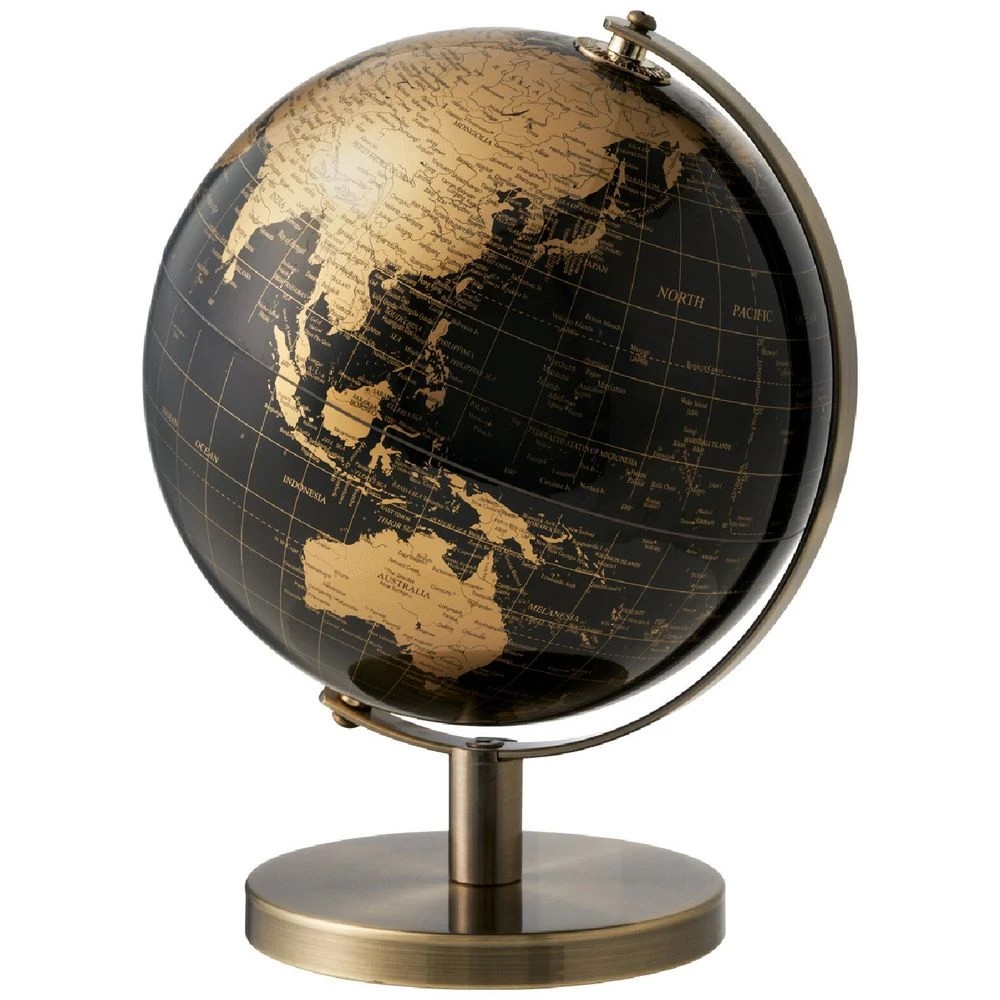 1 Otto World Globe Black Gold 20cm, 1 of 2
