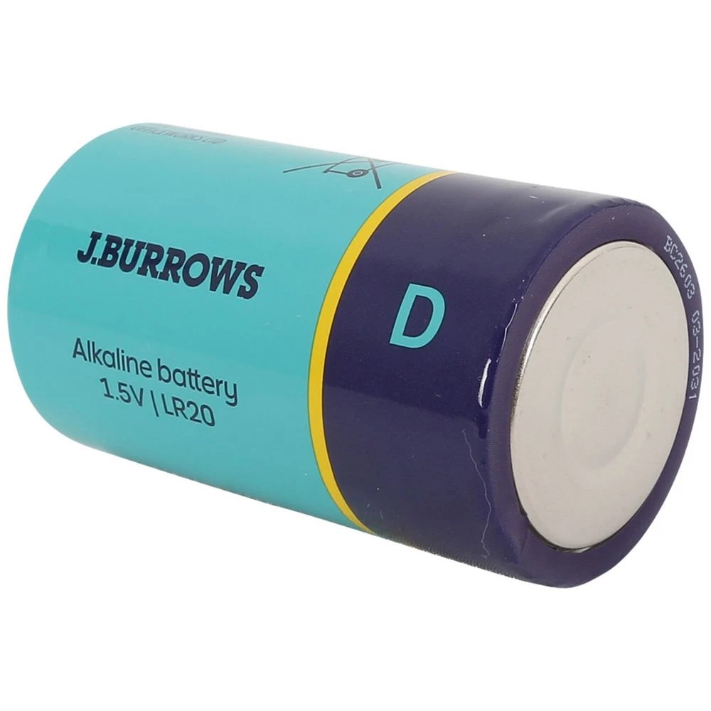 7 J.Burrows D Alkaline Batteries 3 Pack, 7 of 7