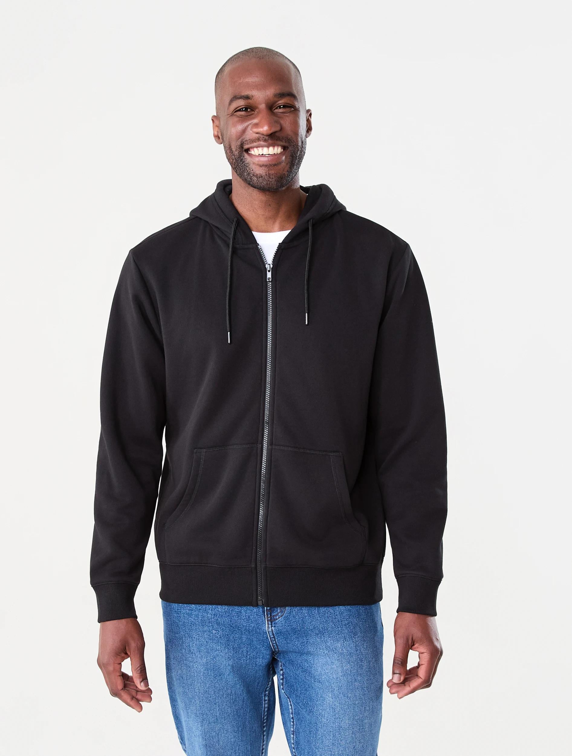 2 Zip Through Hoodie Black, 2 of 7