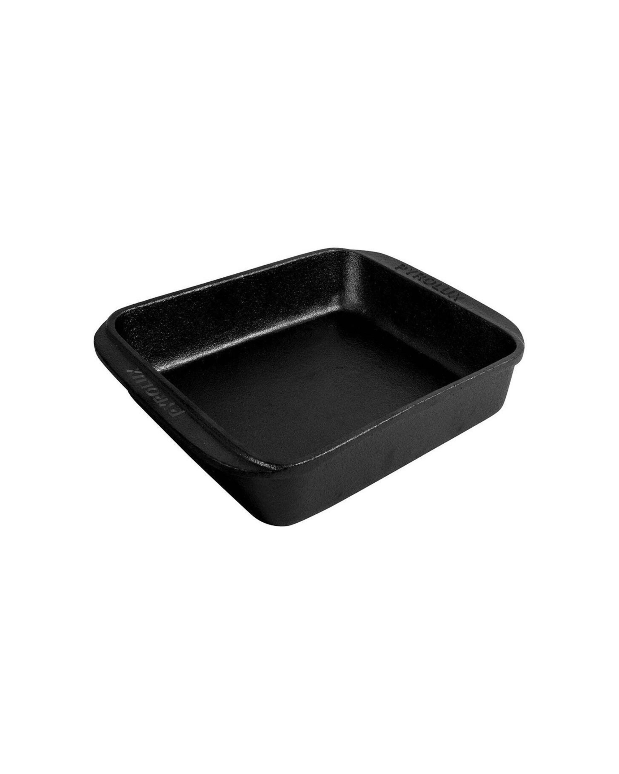 1 Pyrolux Pyrocast 30cm Cast Iron Roaster Pan Square Pre-Seasoned - Black, 1 of 1