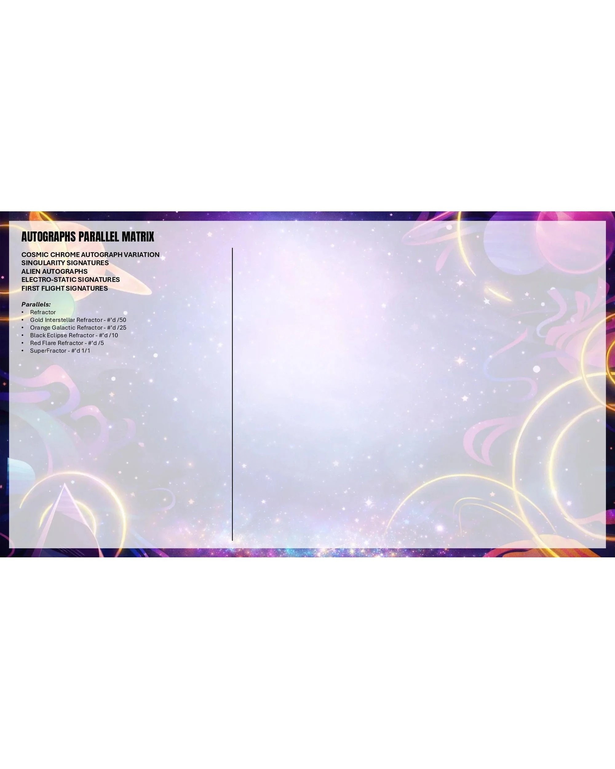 10 Topps 2025/2026 Cosmic Chrome NBA Basketball Hobby Pack, 10 of 10
