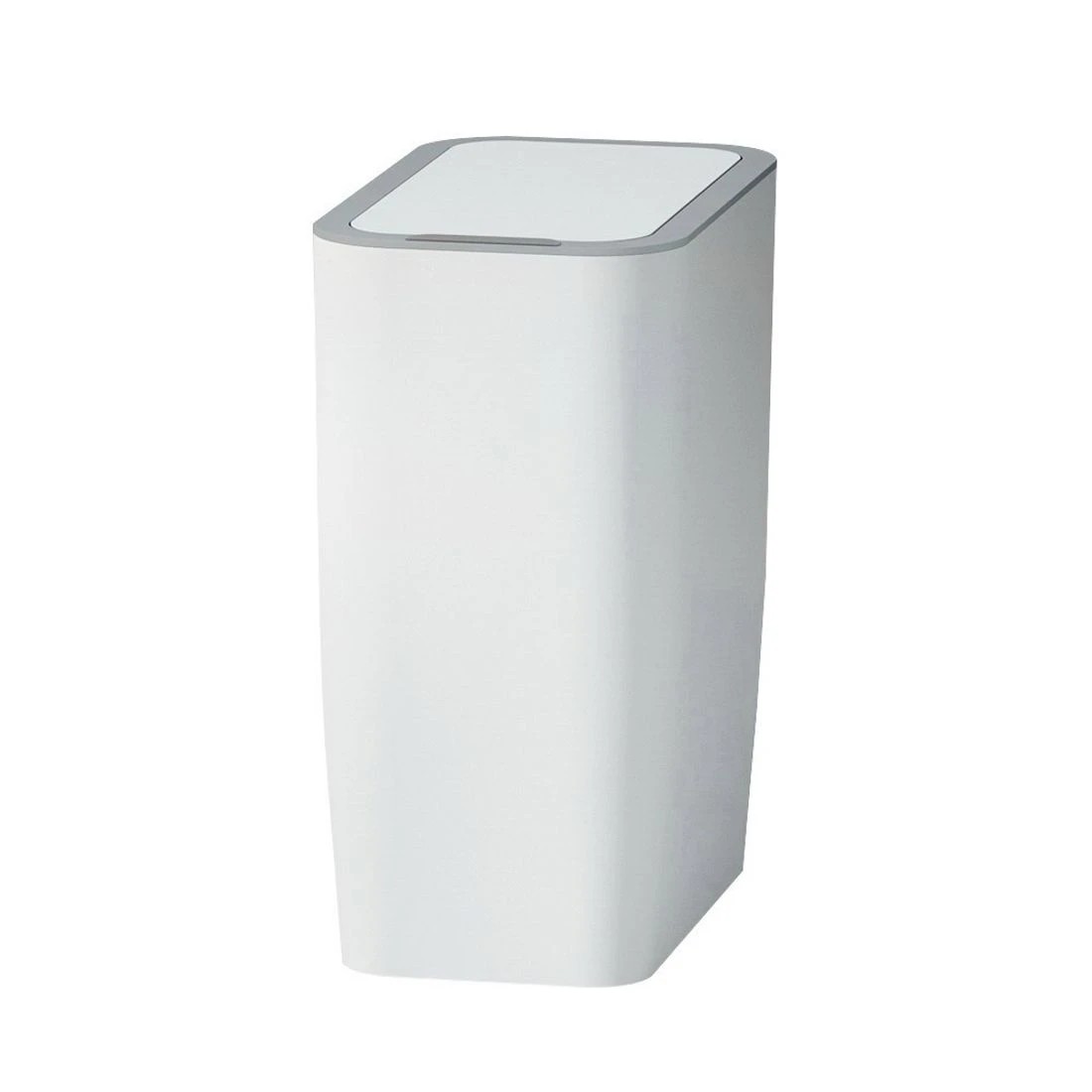 1 Devanti 9L Motion Sensor Bin Rubbish Automatic - White, 1 of 6
