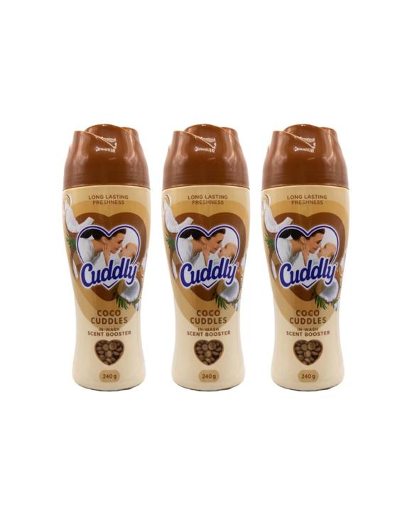 Cuddly 3PK In Wash Scent Booster Pellets Coco Cuddles Coconut Fragrance 240 - Beige