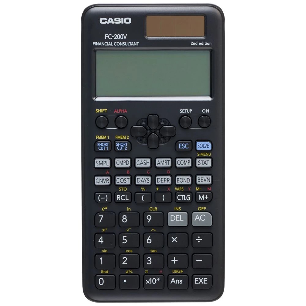 1 Casio FC200V2 Financial Calculator, 1 of 4