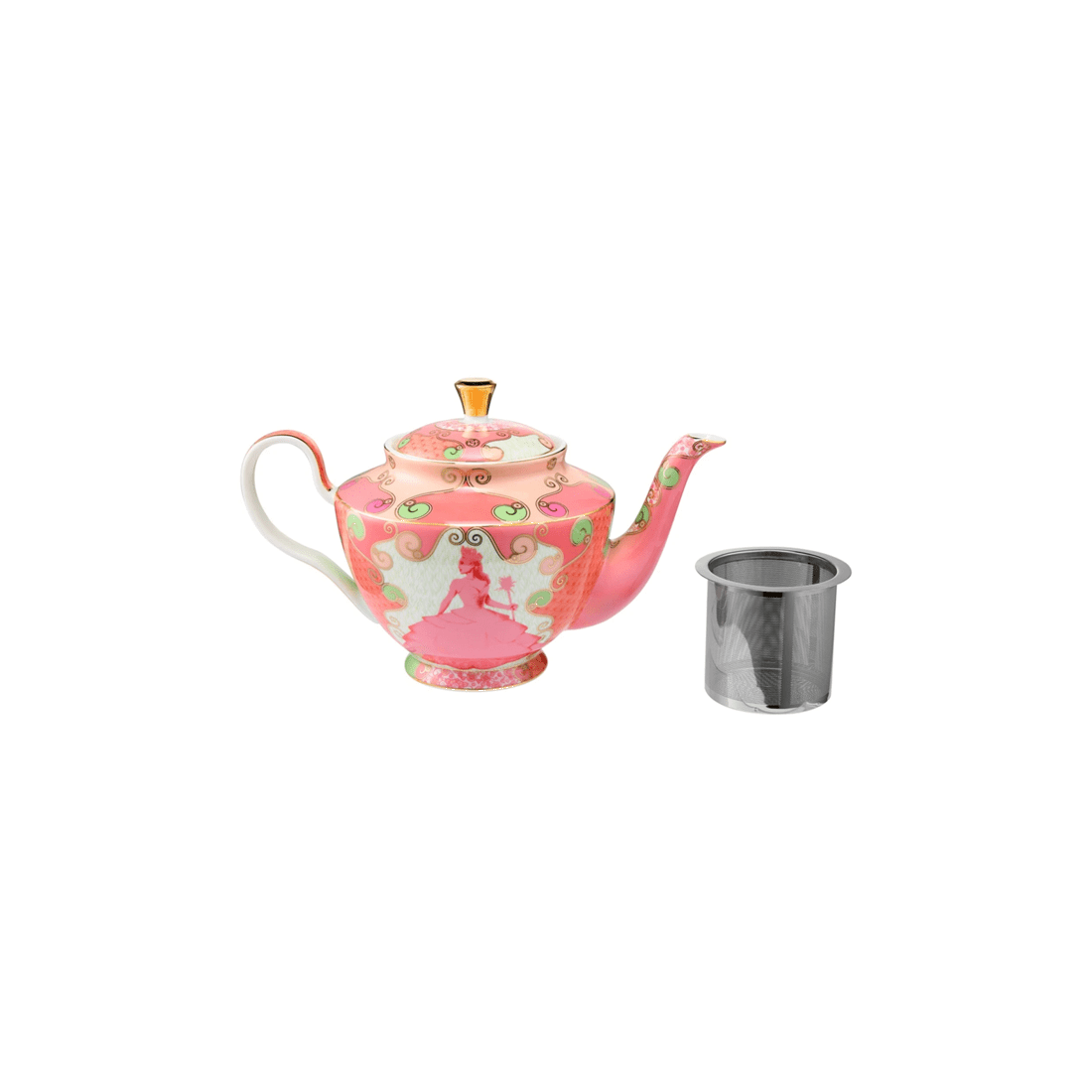 2 Maxwell & Williams Glinda Teapot With Infuser 1l Glass Kitchen Dinnerware
 - Pink, 2 of 4