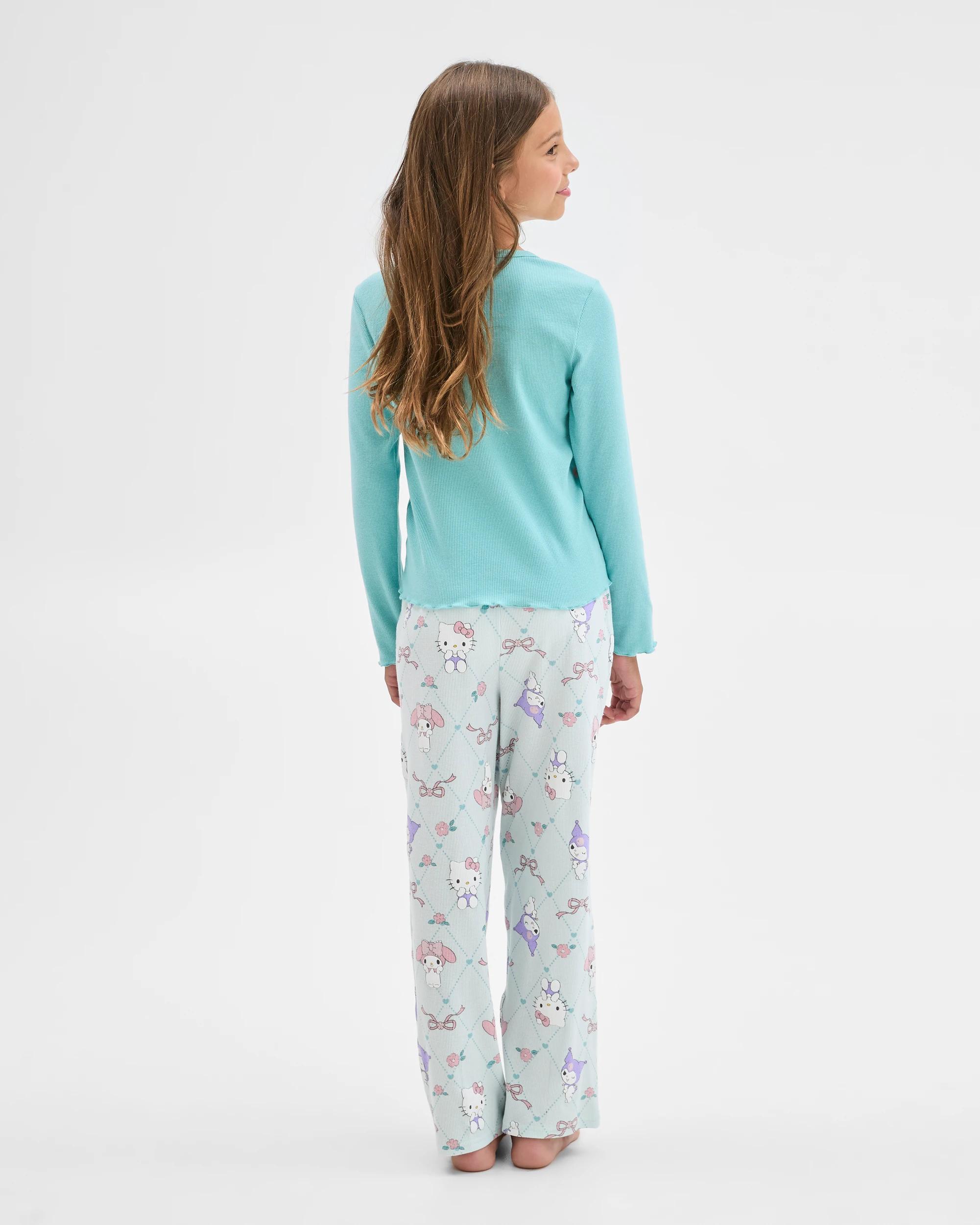 4 Hello Kitty Australian Cotton Older Girls Knit Pyjama Set HELLO KITTY, 4 of 7