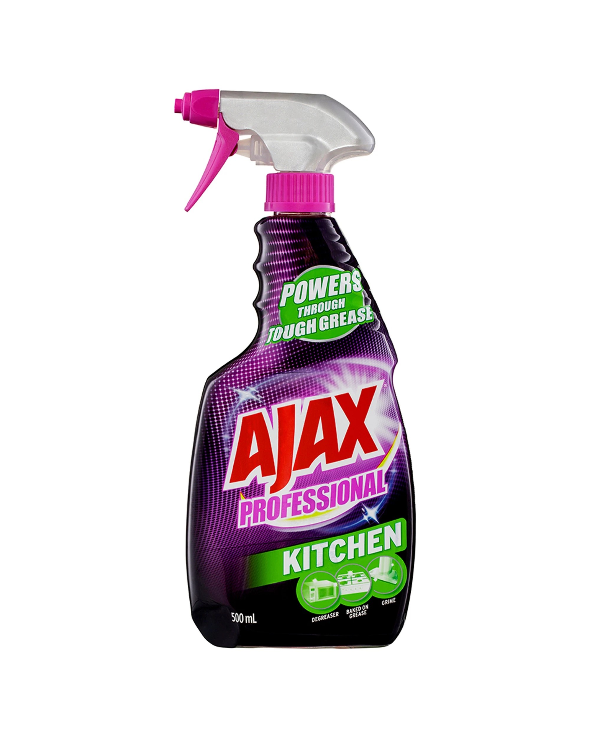 2 Ajax 4PK Professional Trigger Kitchen Power Degreaser 500ml Cleaning Spray - Multi, 2 of 3