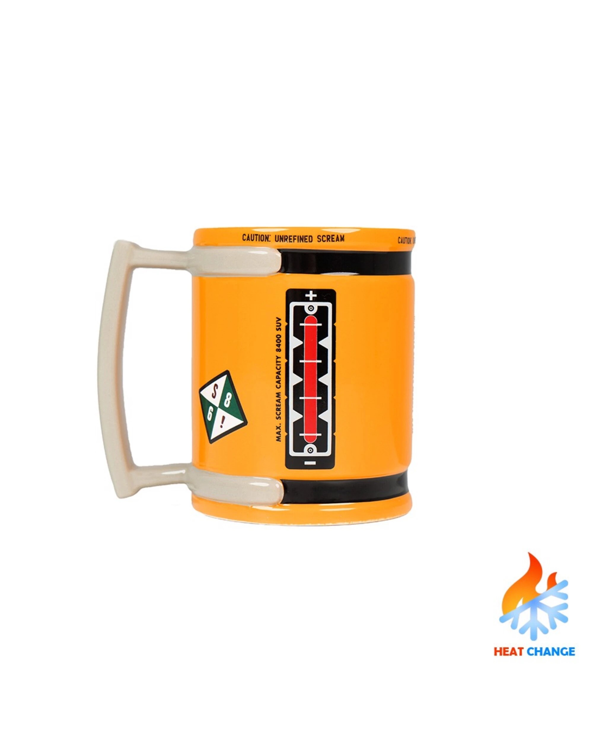 1 Disney - Monsters Inc. - Scream Canister Heat Change Mug - Yellow, 1 of 3