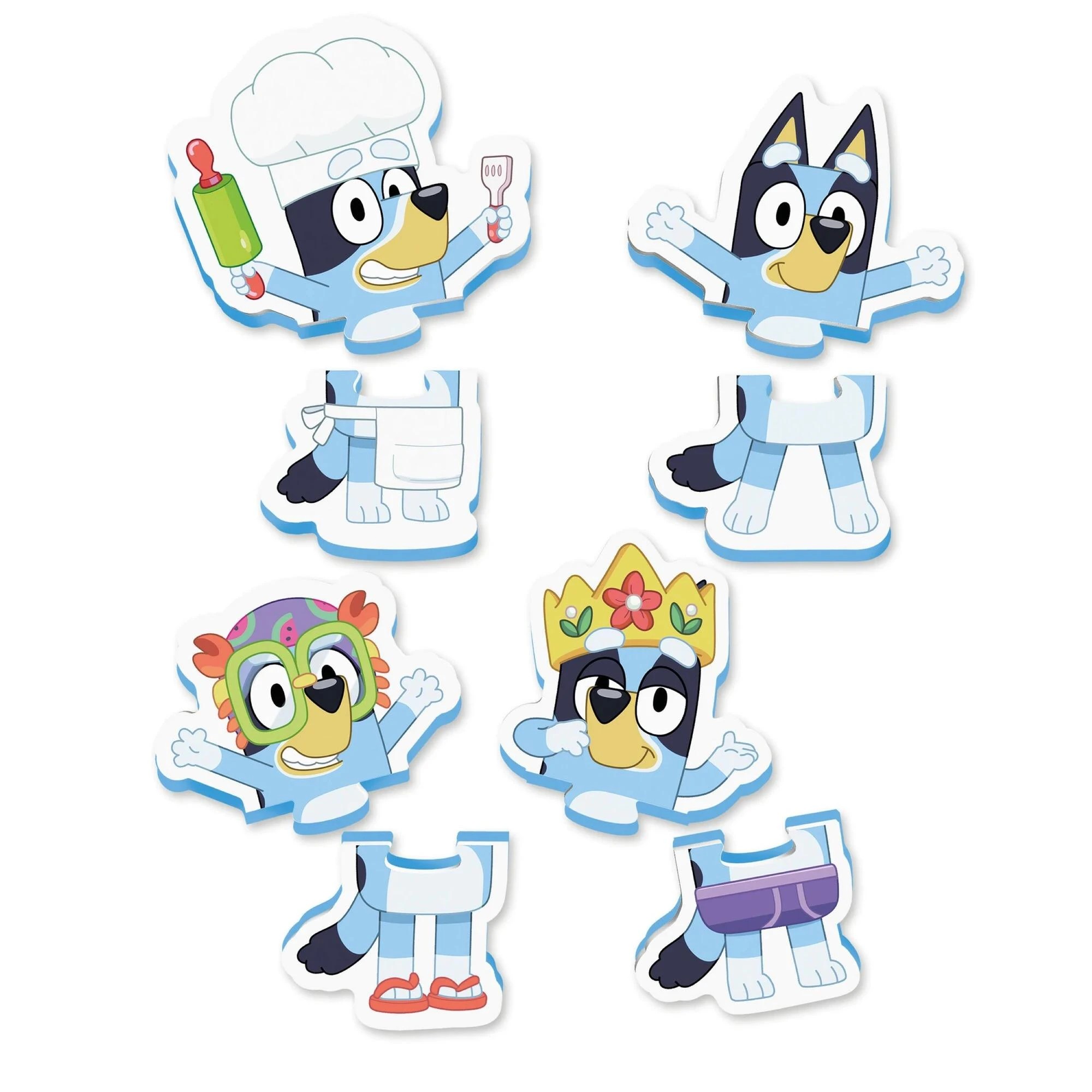 4 Bluey Bath Puzzle Set 8 Piece
 - Blue, 4 of 5