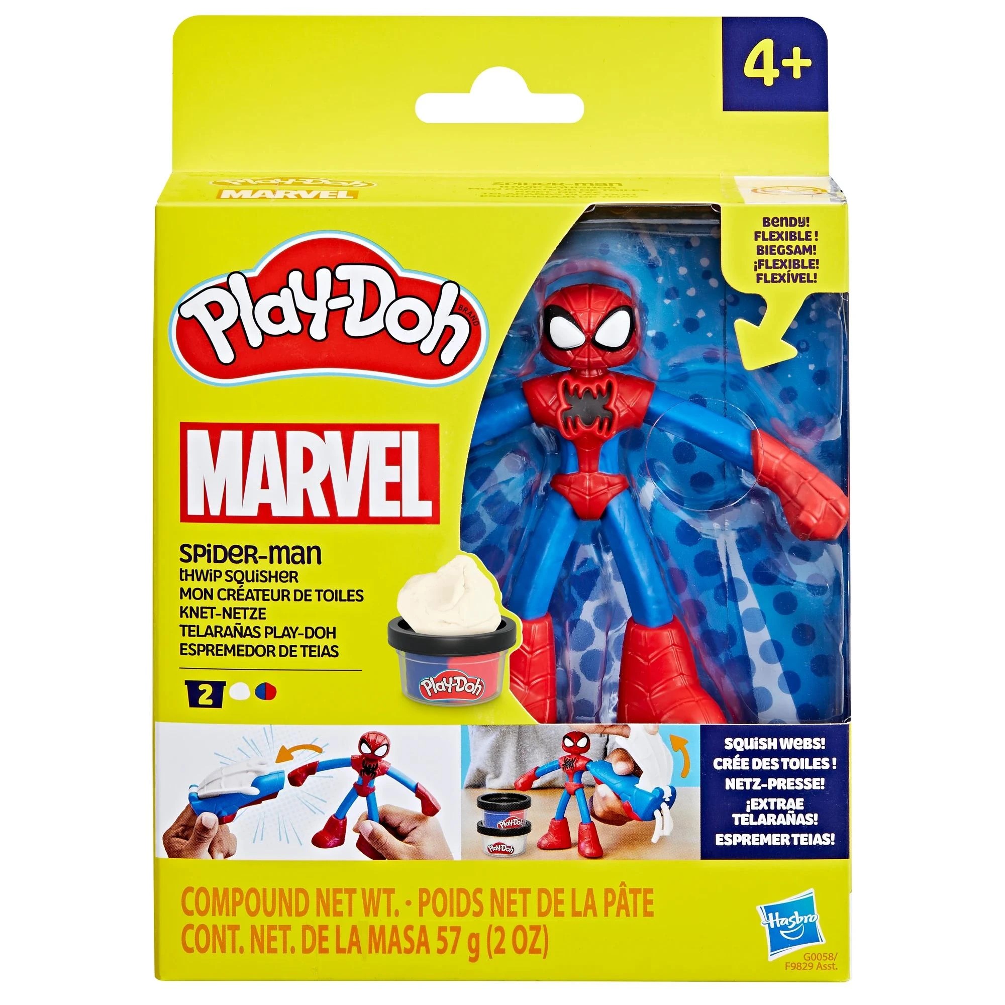 1 Play-Doh Spider-Man Thwip Squisher - Multi, 1 of 3