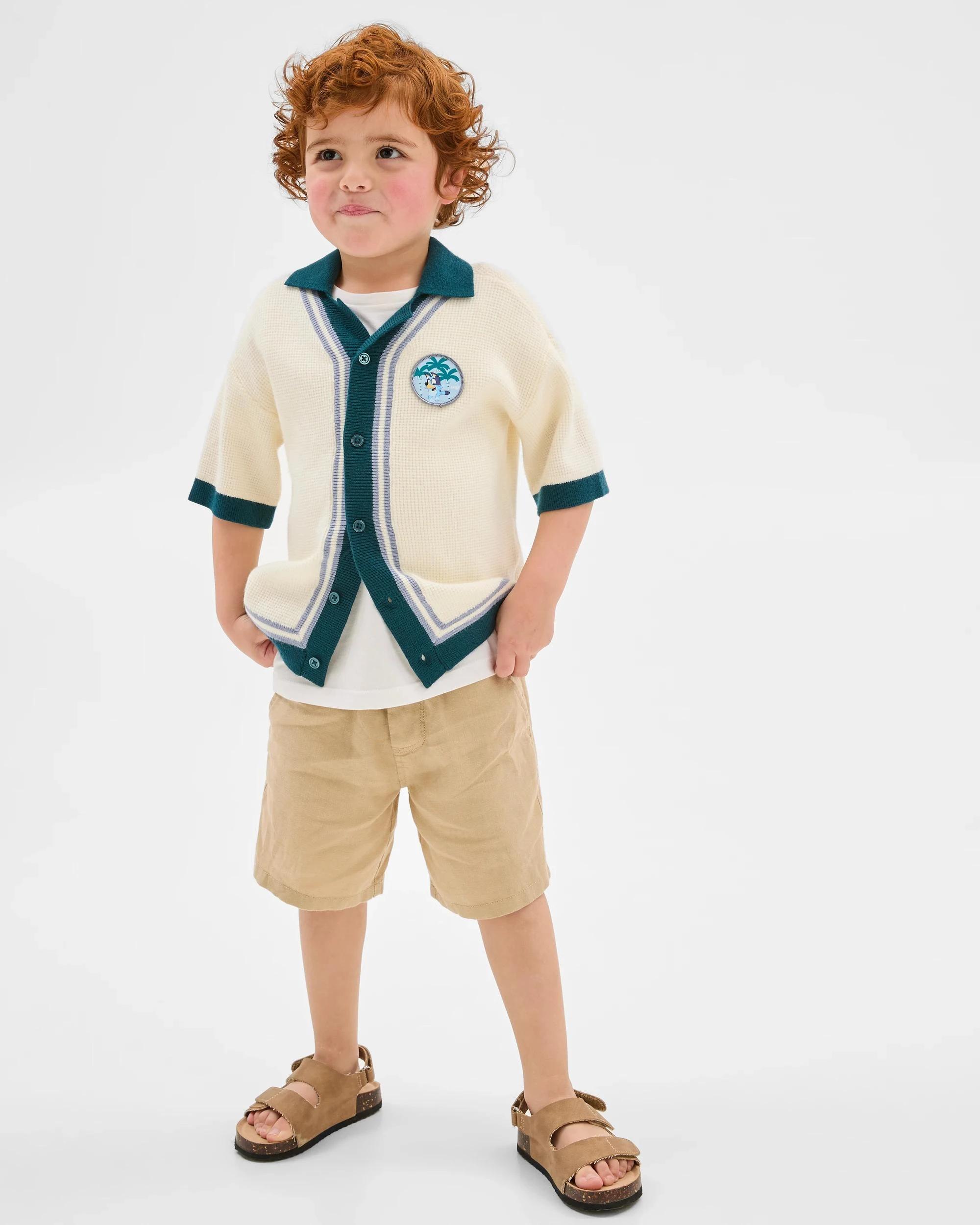 1 Bluey Knit Shirt WHITE, 1 of 6