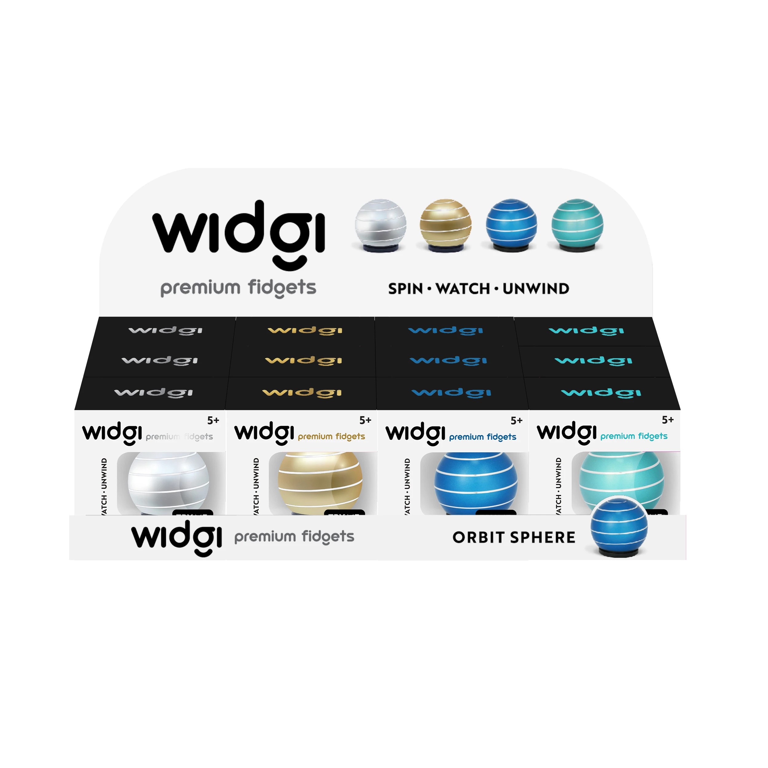 1 Widgi Orbit Sphere - Assorted, 1 of 6