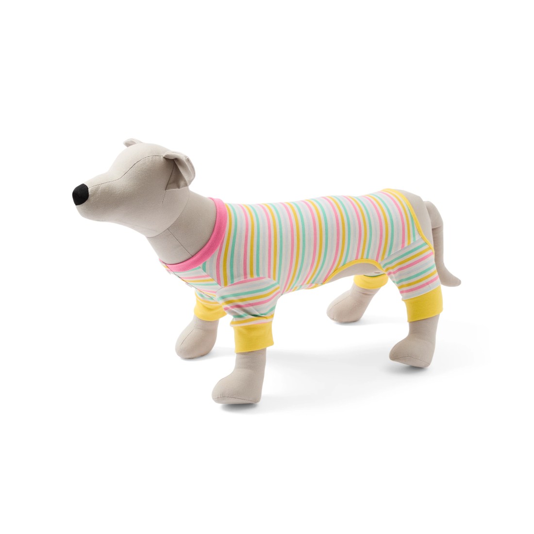 2 Pet Pyjamas Stripe - Extra Large, Pink, 2 of 9