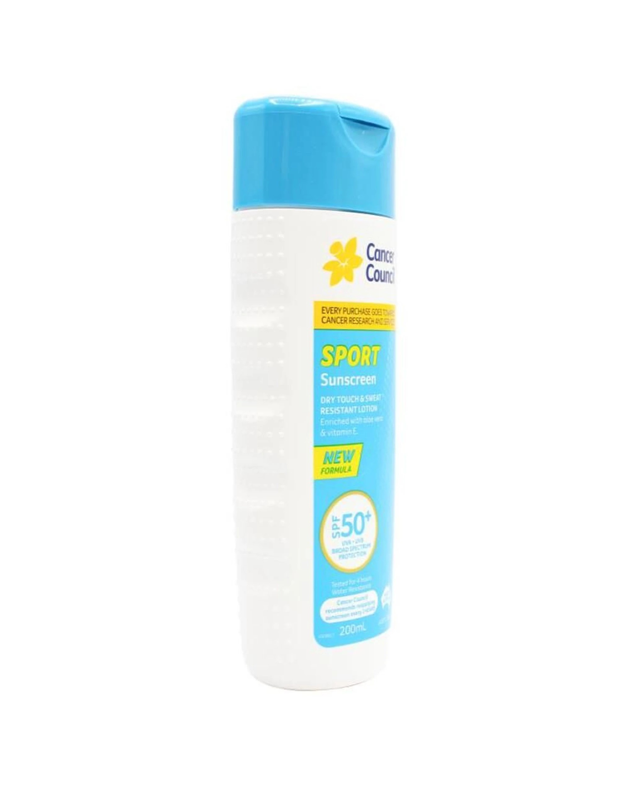 3 Cancer Council 4PK Sport Sunscreen UVB UVA Protection SPF50 Plus 200ml - Multi, 3 of 4