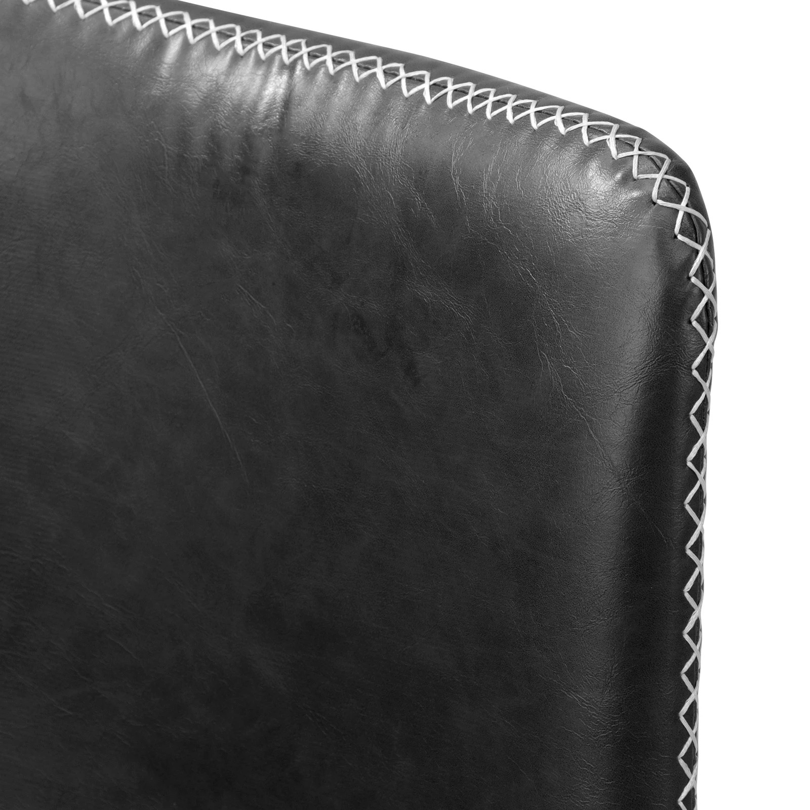 10 Oikiture 2x Dining Chairs Kitchen Chair Lounge Retro Padded Seat Pu
 - Grey, 10 of 10