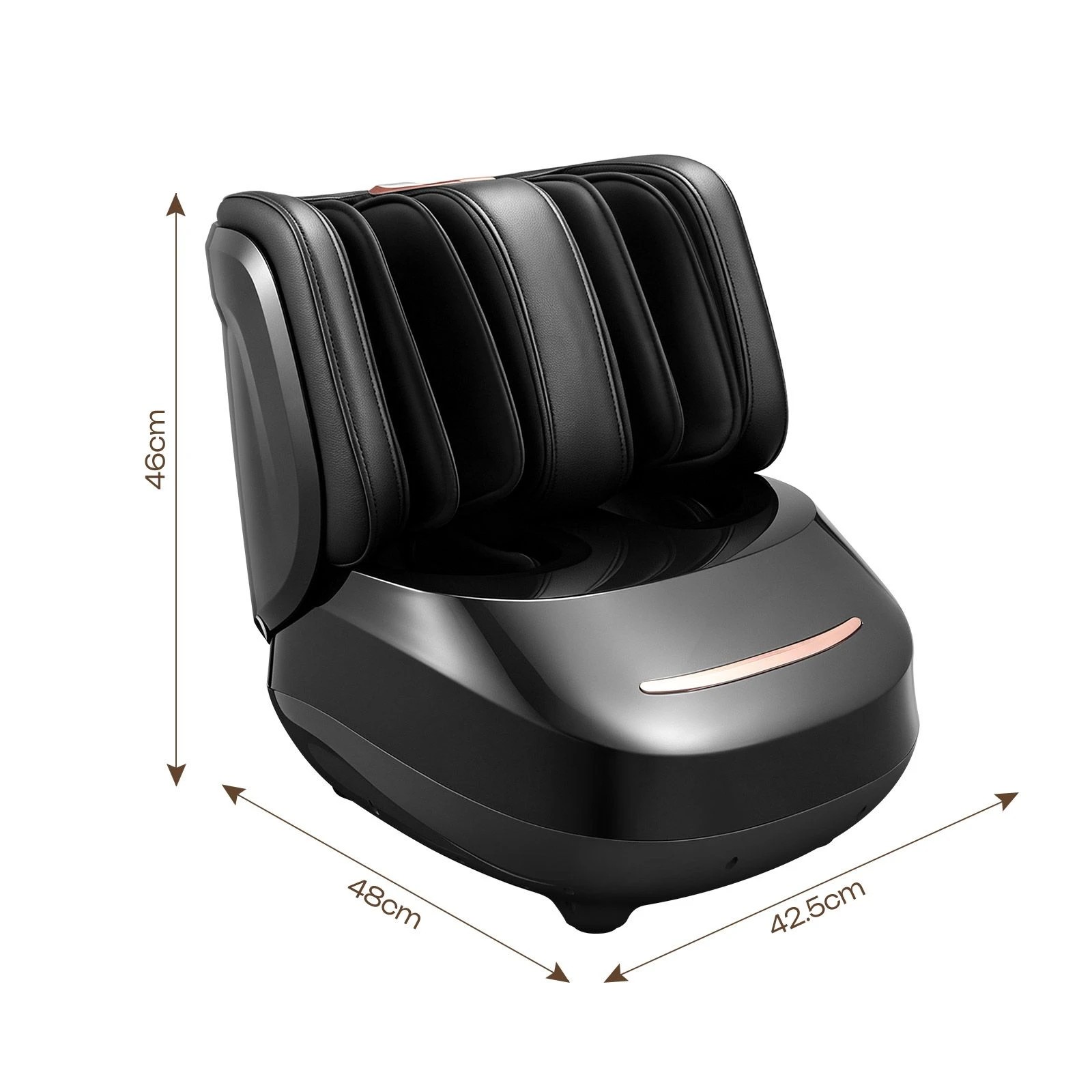 HOMASA Electric Foot & Calf Massager Machine Airbag Compression Shiatsu ...