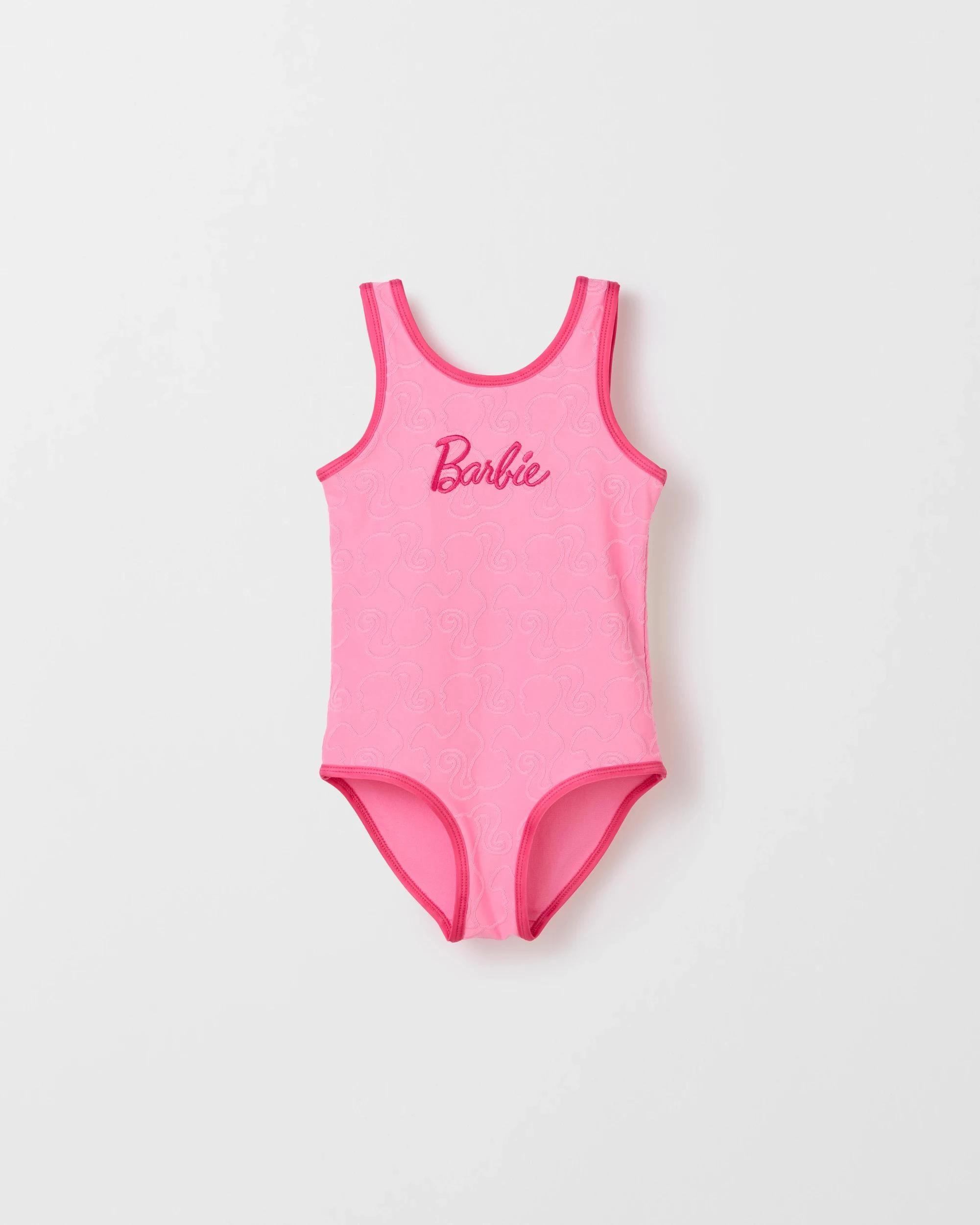 1 Barbie One Piece Swimsuit PINK, 1 of 2