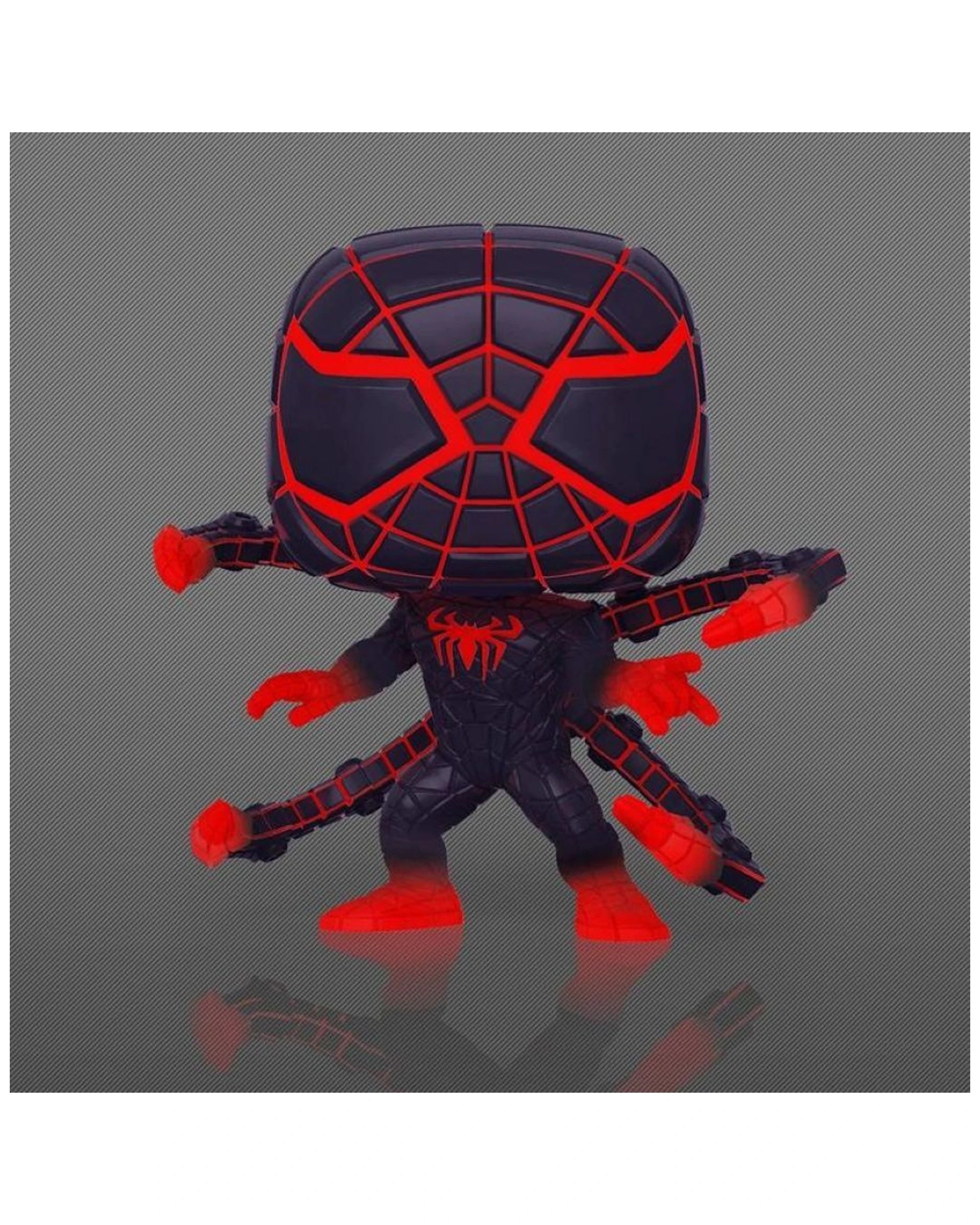 3 Pop Vinyl Figurine Spider-Man Miles Morales Programmable Matter Suit 10cm - Black, 3 of 3