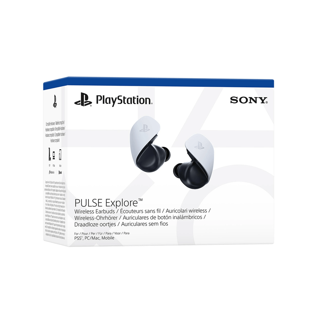 4 Sony Pulse Explore Wireless Earbuds - White, 4 of 6