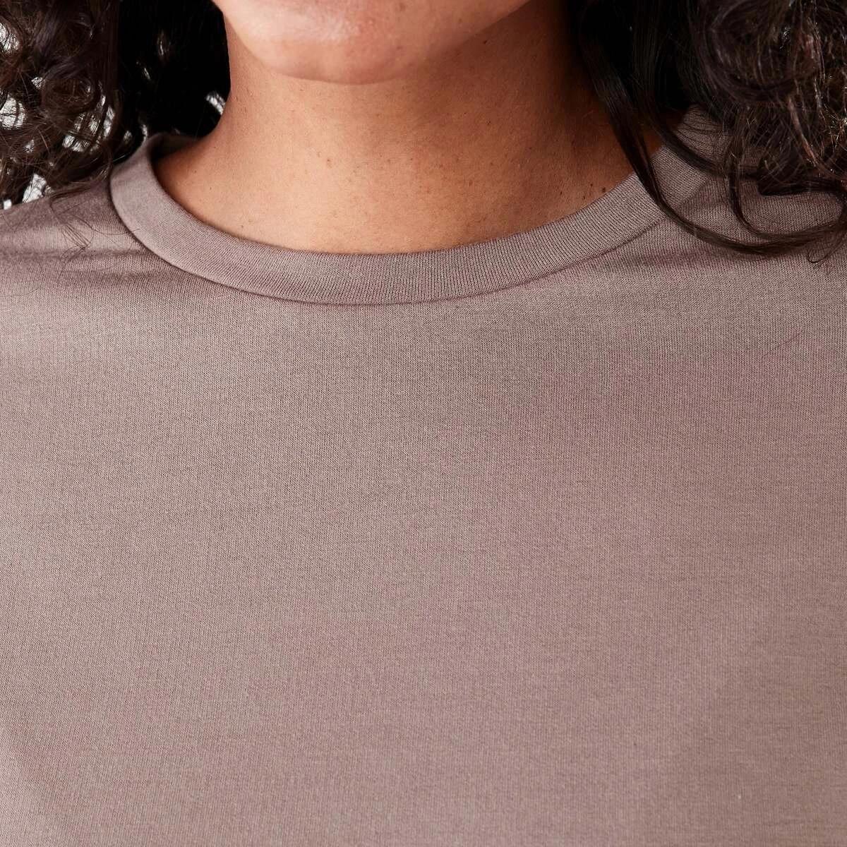 5 Soft Touch Boxy Crew Sweatshirt Taupe Brn, 5 of 6