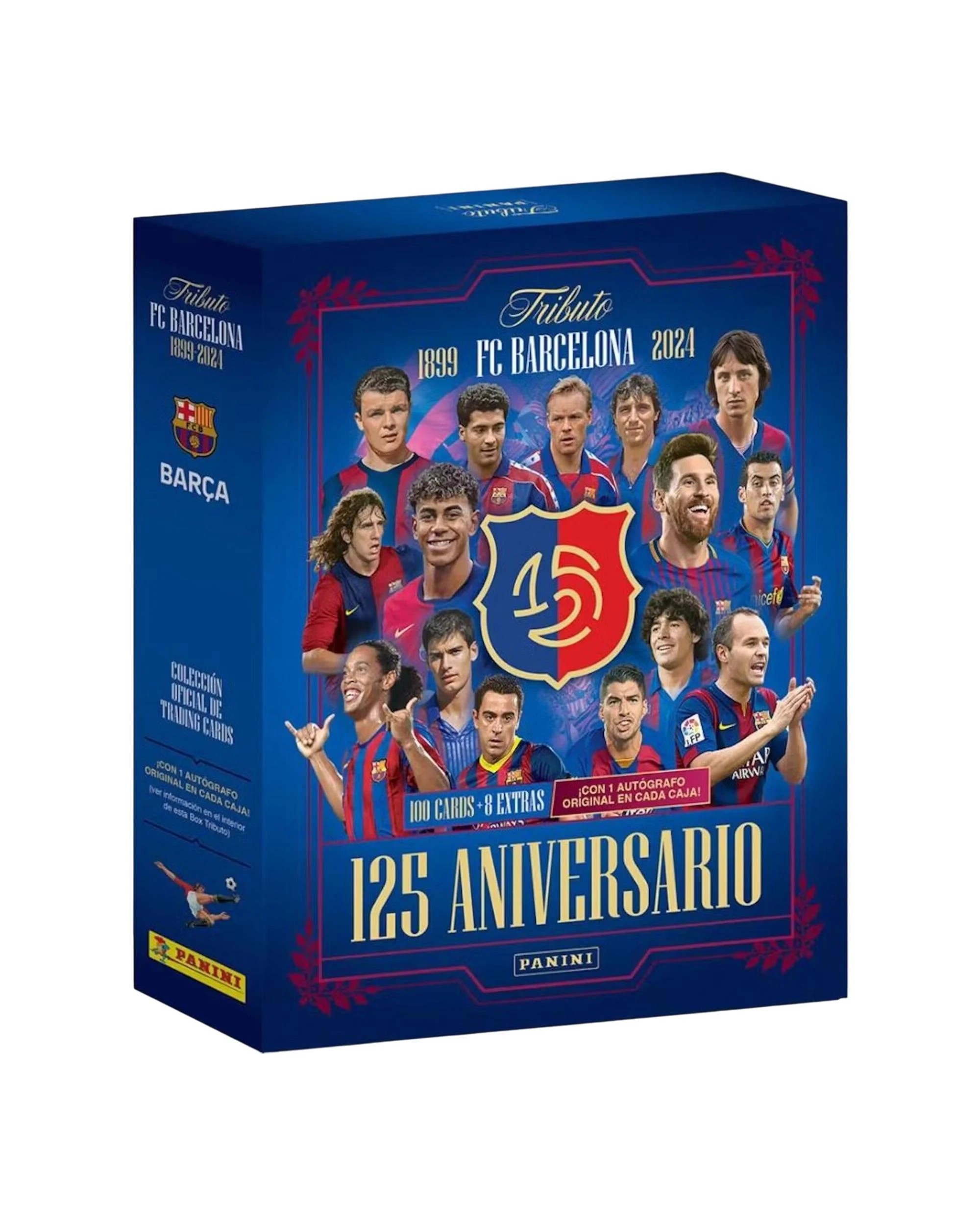 1 Panini 2024/2025 FC Barcelona Tribute 125th Anniversary Soccer Hobby Box, 1 of 3