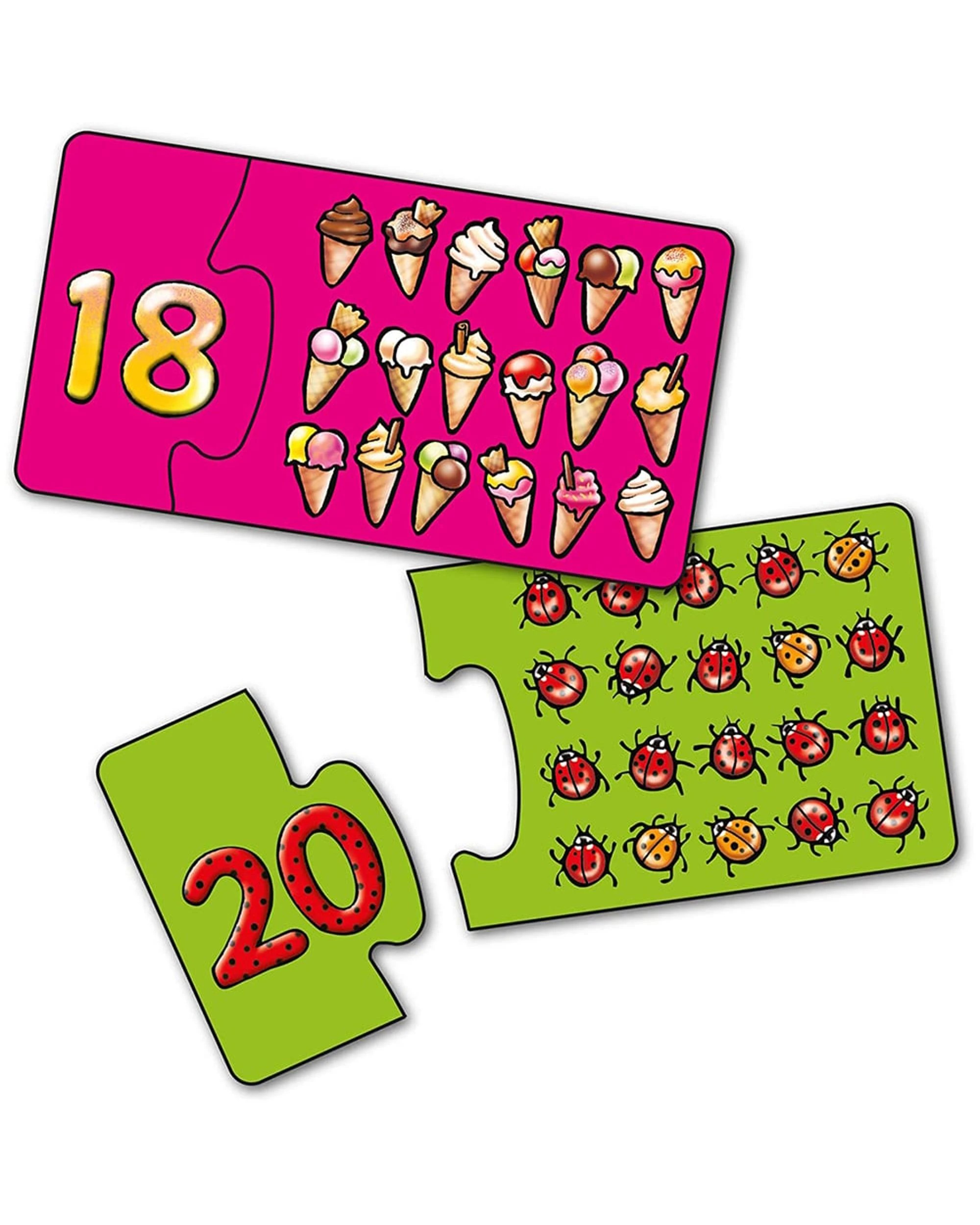 4 Orchard Toys Match and Count Educational Jigsaw Puzzle, 4 of 5