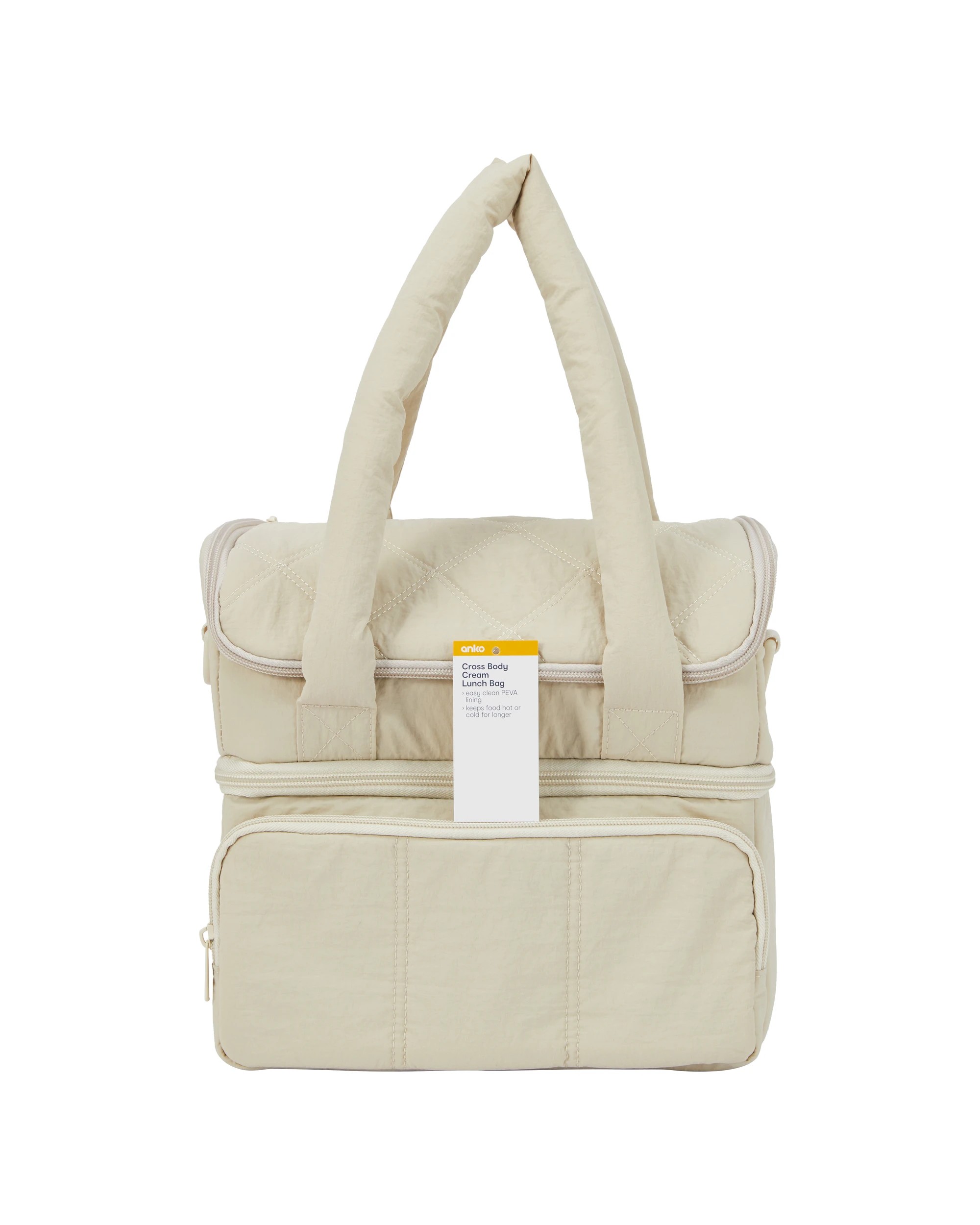 5 Cross Body Lunch Bag - Cream, 5 of 5