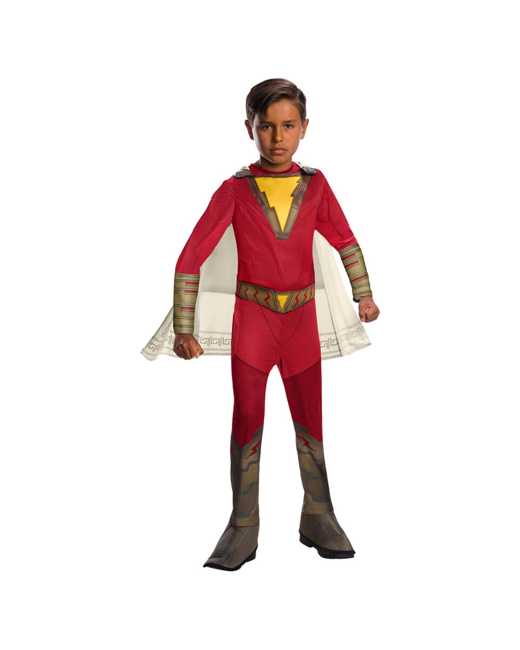 1 Dc Comics Shazam Classic Boys Dress Up Costume Size L - Red, 1 of 3