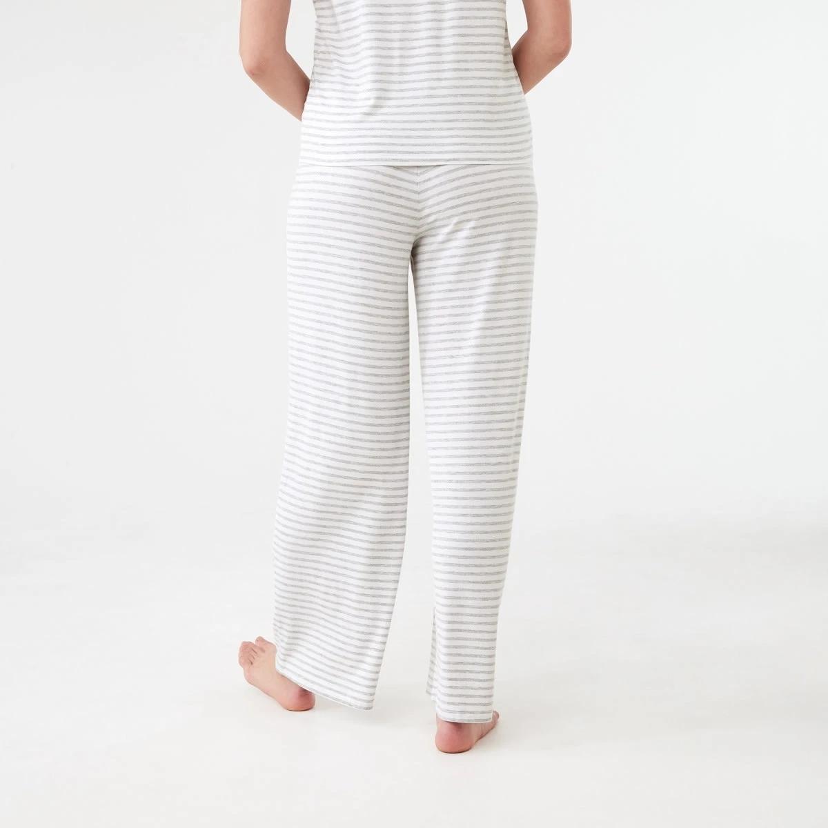 3 Viscose Pants MARLE STRIPE SILVER MARLE, 3 of 5