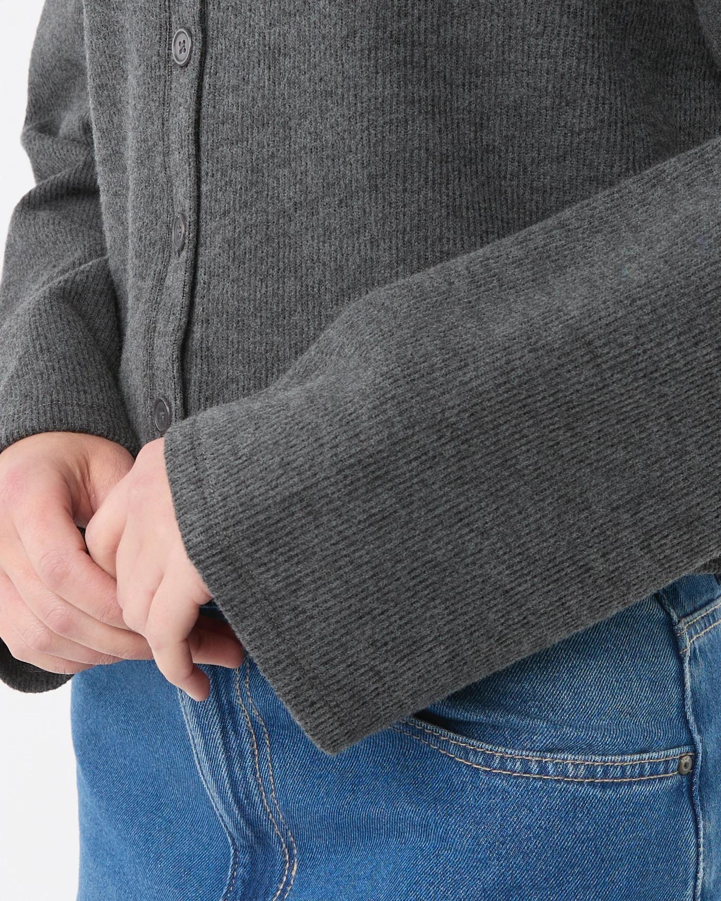 7 Long Sleeve Brushed Cardigan Shdwmarle, 7 of 7