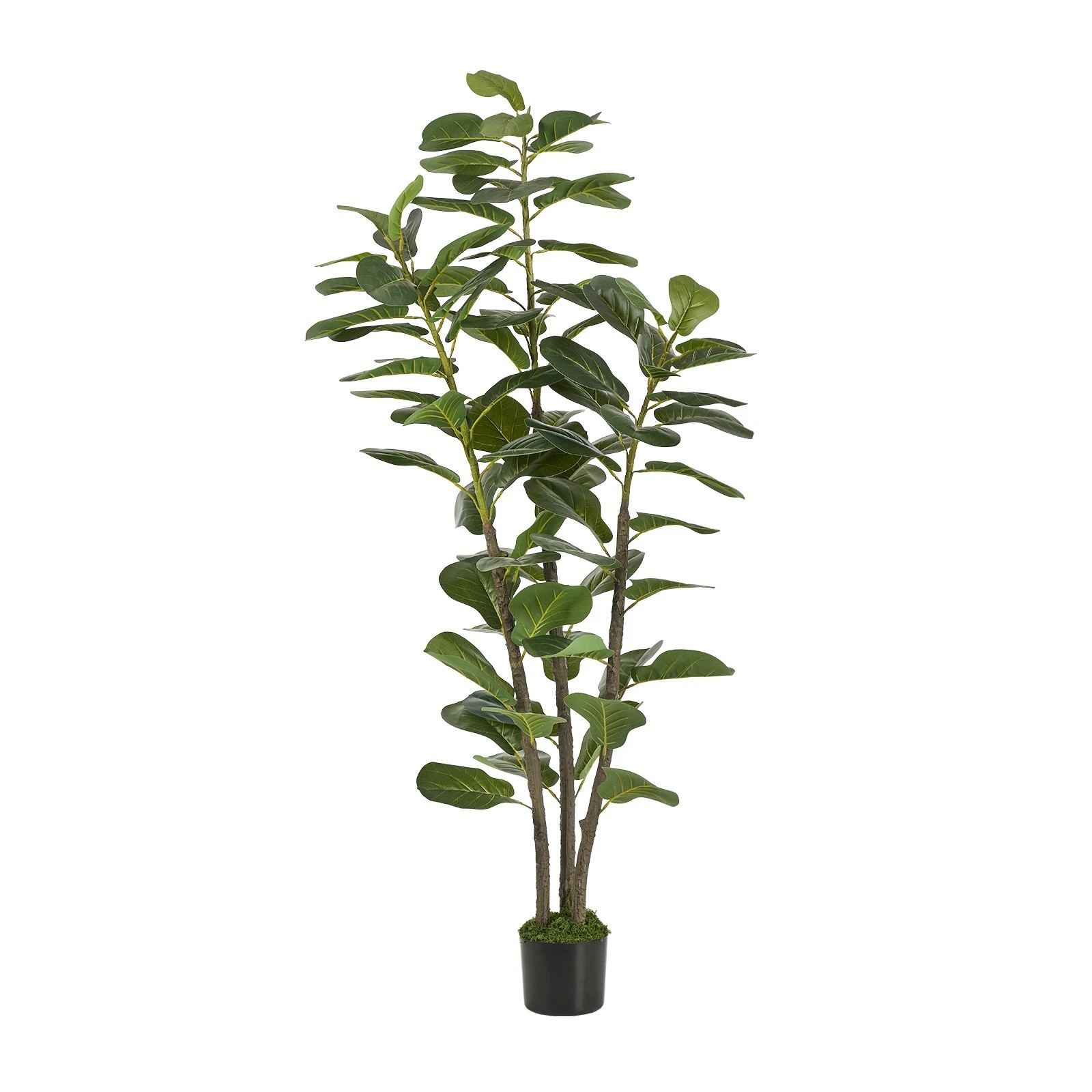 1 Livsip 150cm Artificial Fiddle Leaf Fig Tree Faux Potted Plant - Green, 1 of 10
