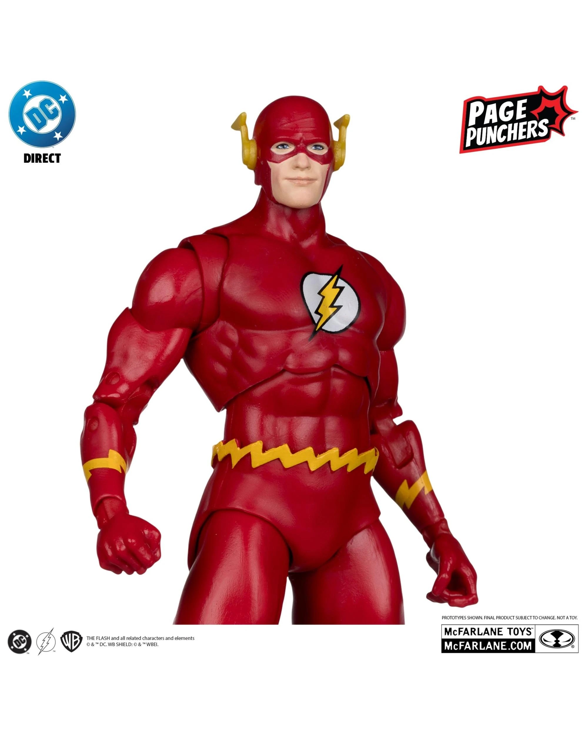 4 DC Direct Page Punchers The Flash #123 Barry Allen 7 inch Figure With Comic, 4 of 9