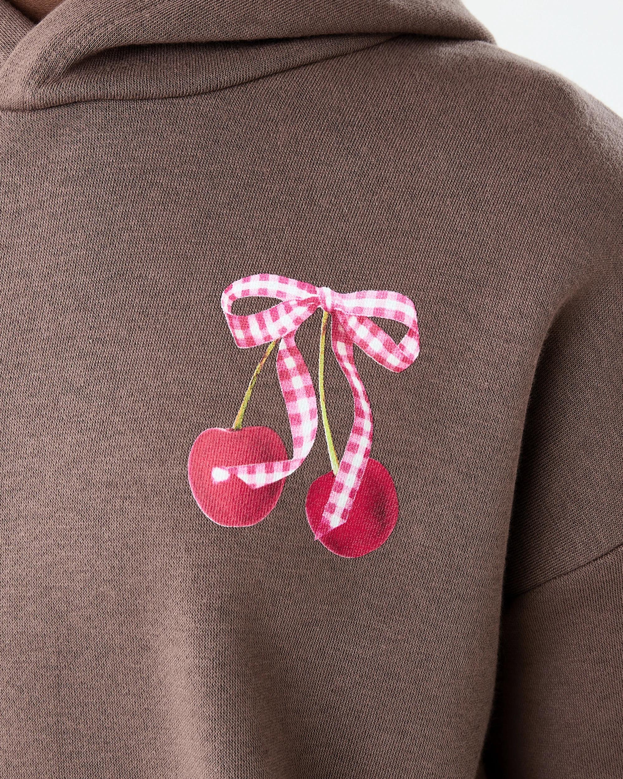 5 Oversized Hoodie Brwn Chrry, 5 of 8