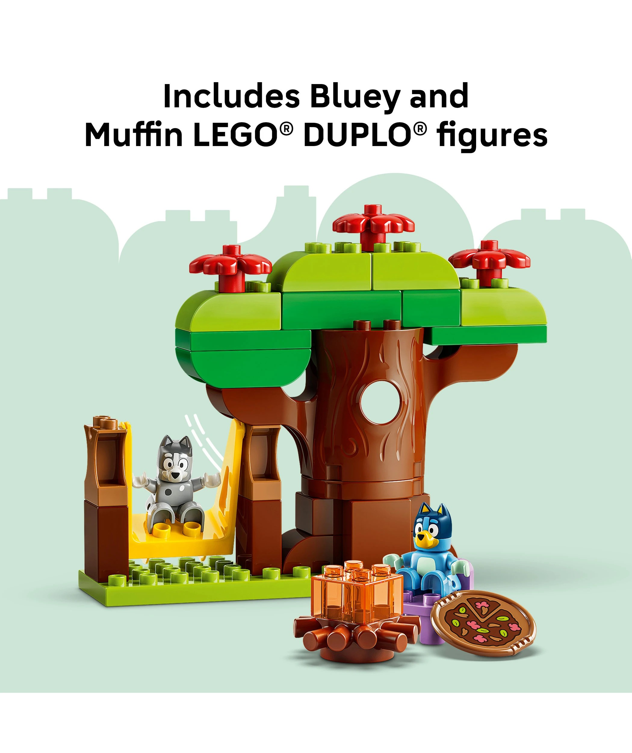 7 LEGO DUPLO Bluey Pizza Girls with Muffin and Bluey 10469, 7 of 9
