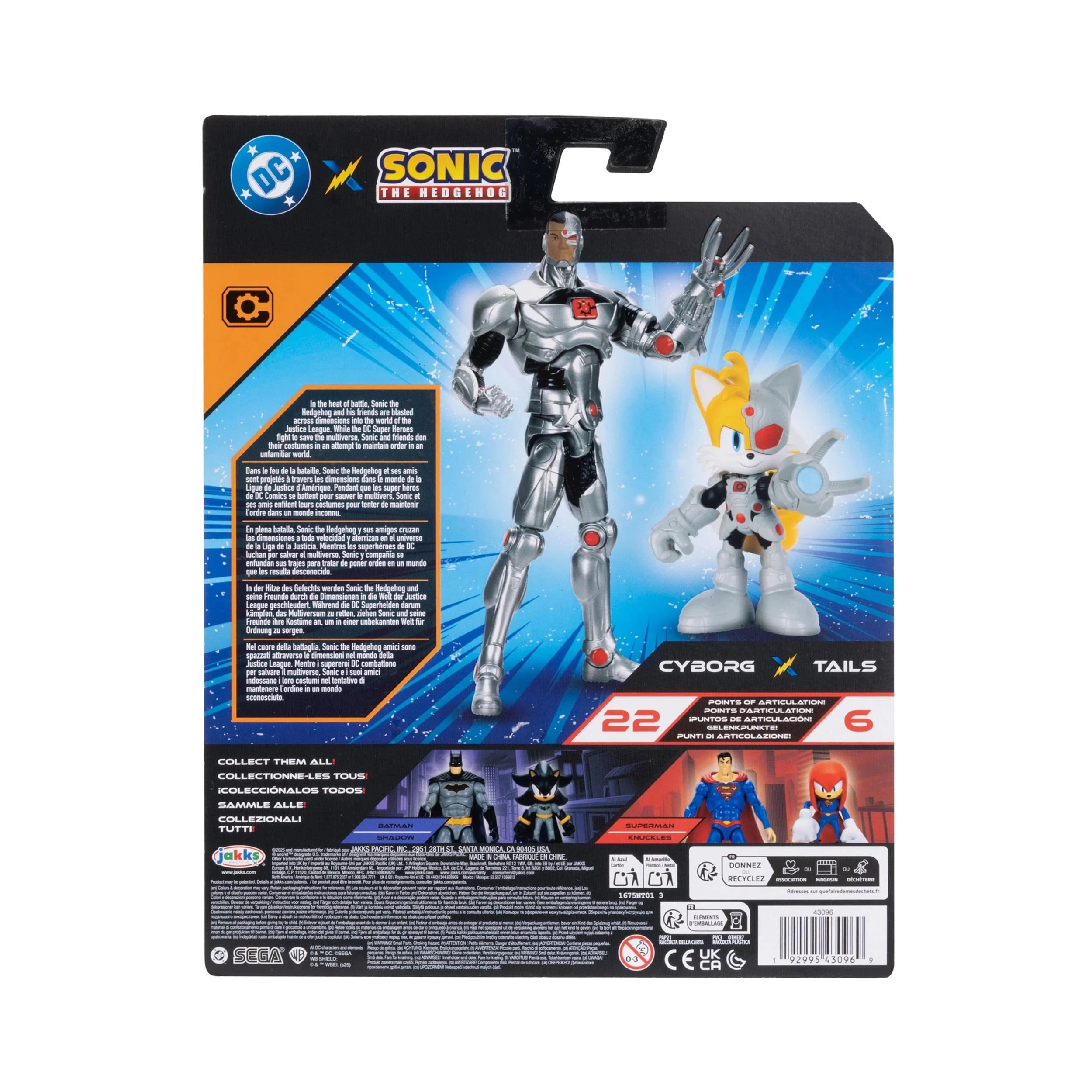 10 Sonic x DC Figure Twin Pack - Assorted - Multi, 10 of 10