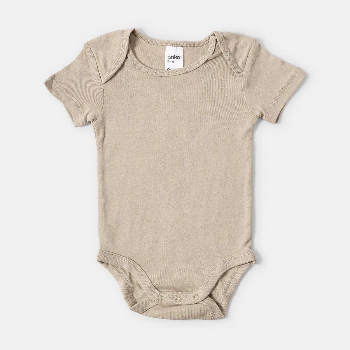 7 5 Pack Short Sleeve Bodysuits NEUTRAL 5PK, 7 of 8