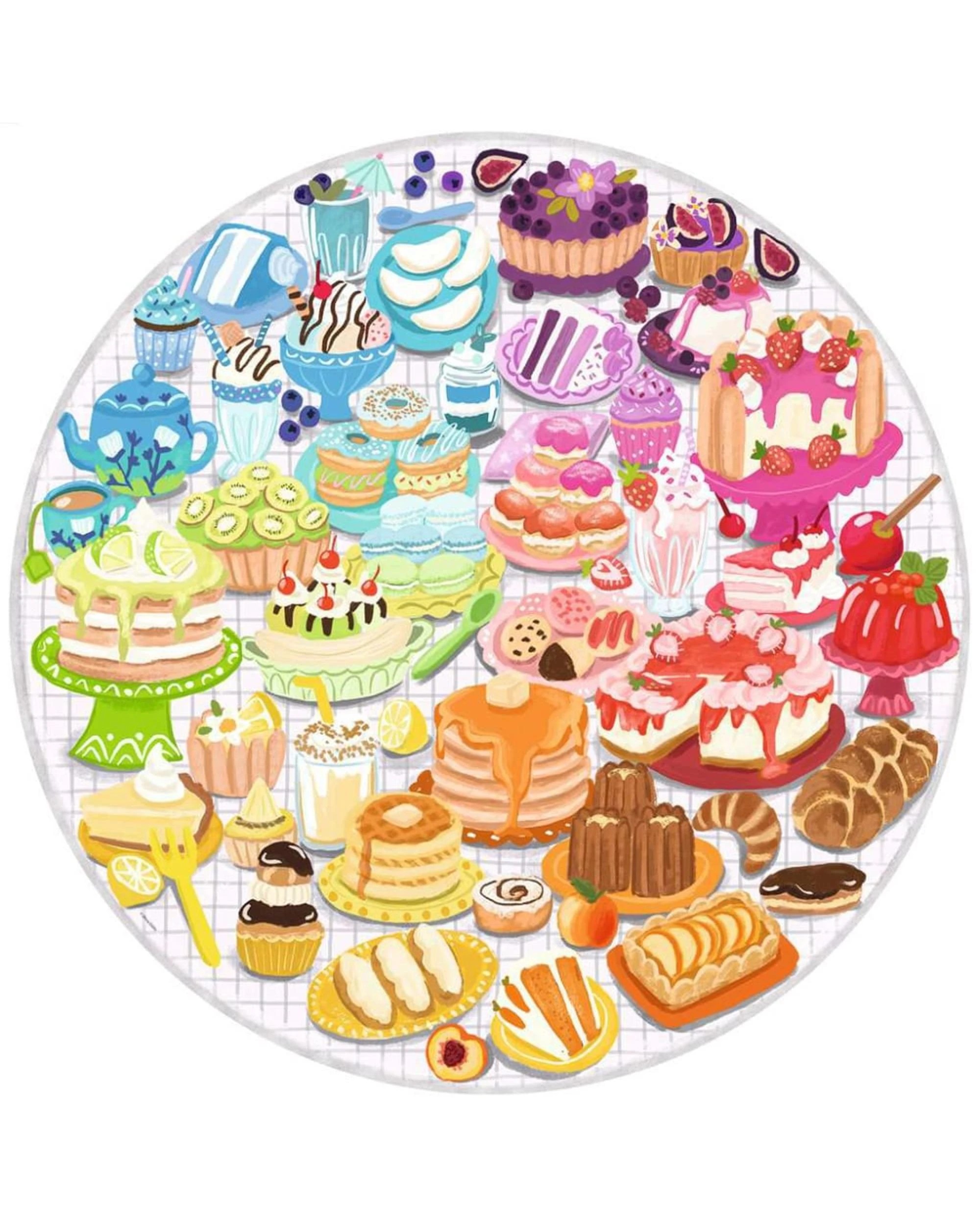 2 Ravensburger Circle of Colors Desserts 500 Piece Jigsaw Puzzle, 2 of 2