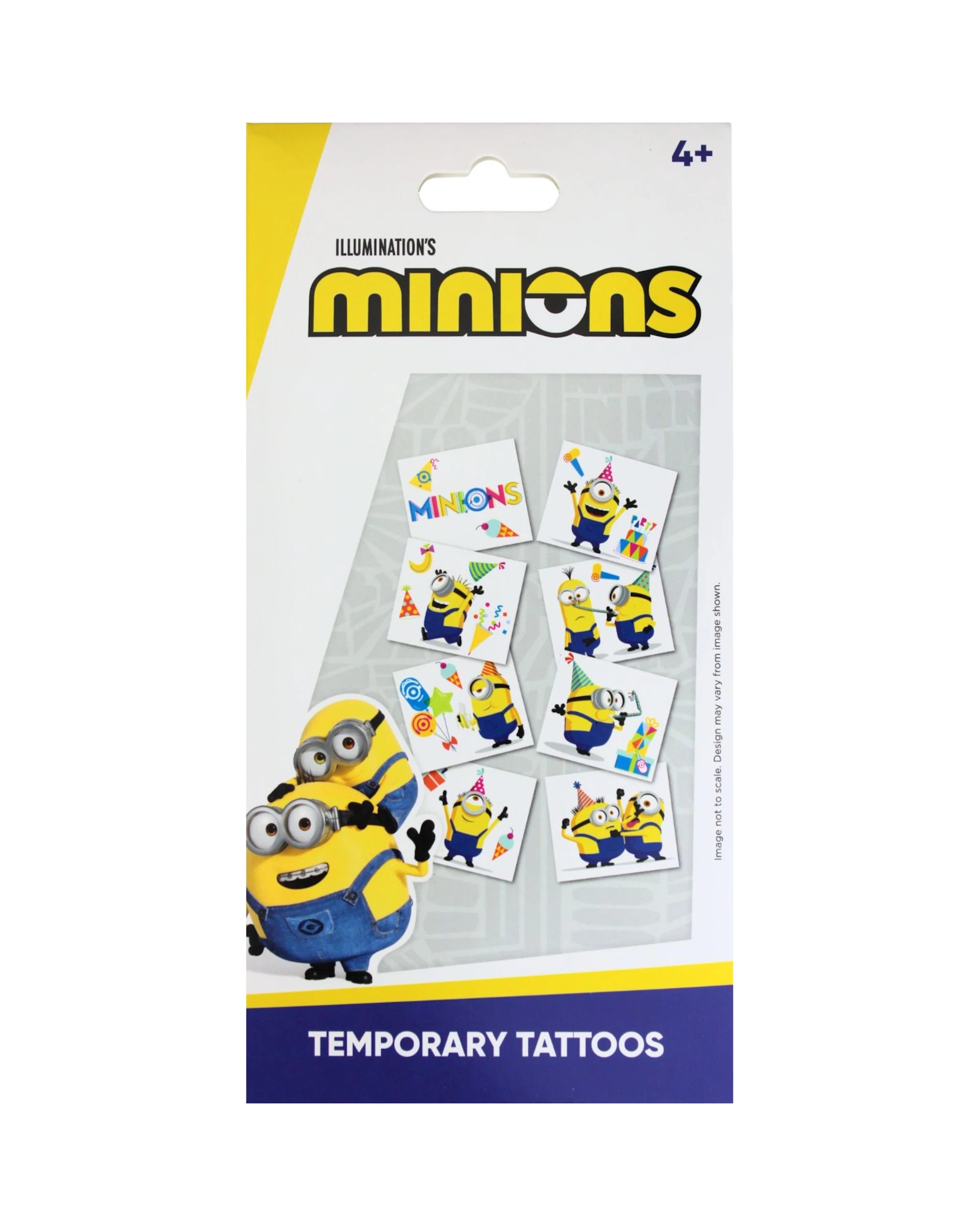 2 CCDS Minions Tattoos Pack of 8 - Multi, 2 of 3