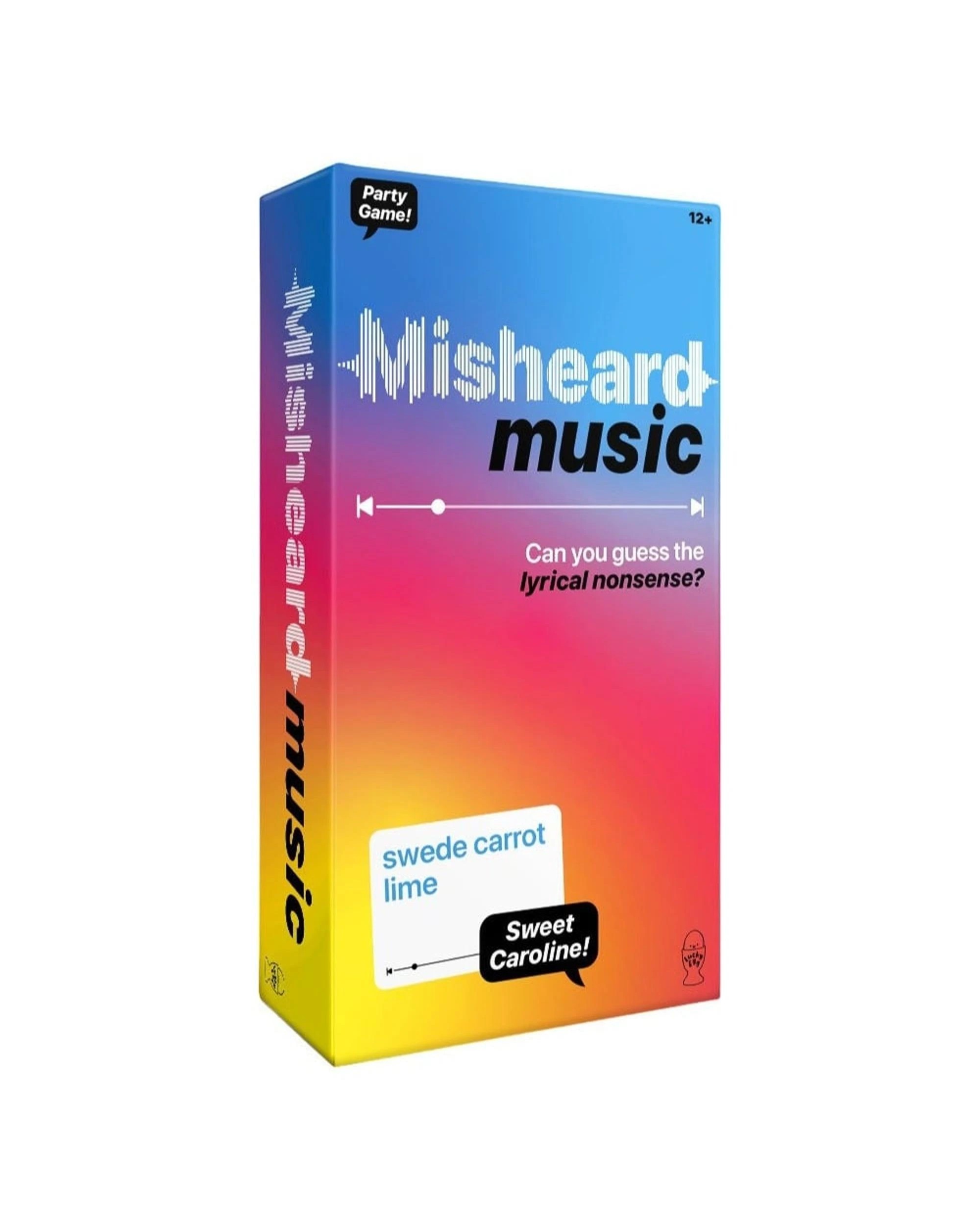 1 Misheard Music Card Game, 1 of 7