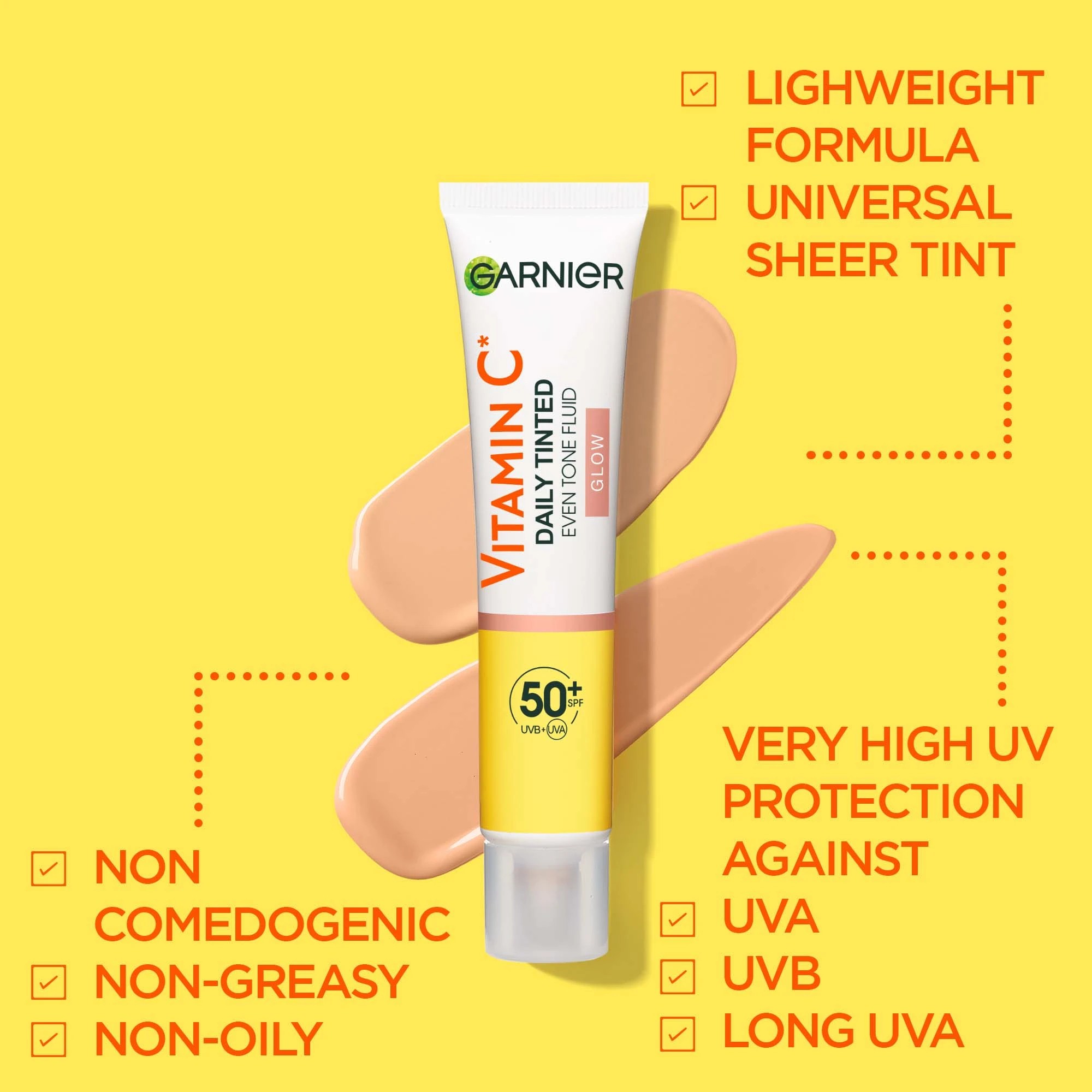 3 Garnier SkinActive Daily Tinted Even Tone Fluid with SPF50+ 40ml - Vitamin C, 3 of 10